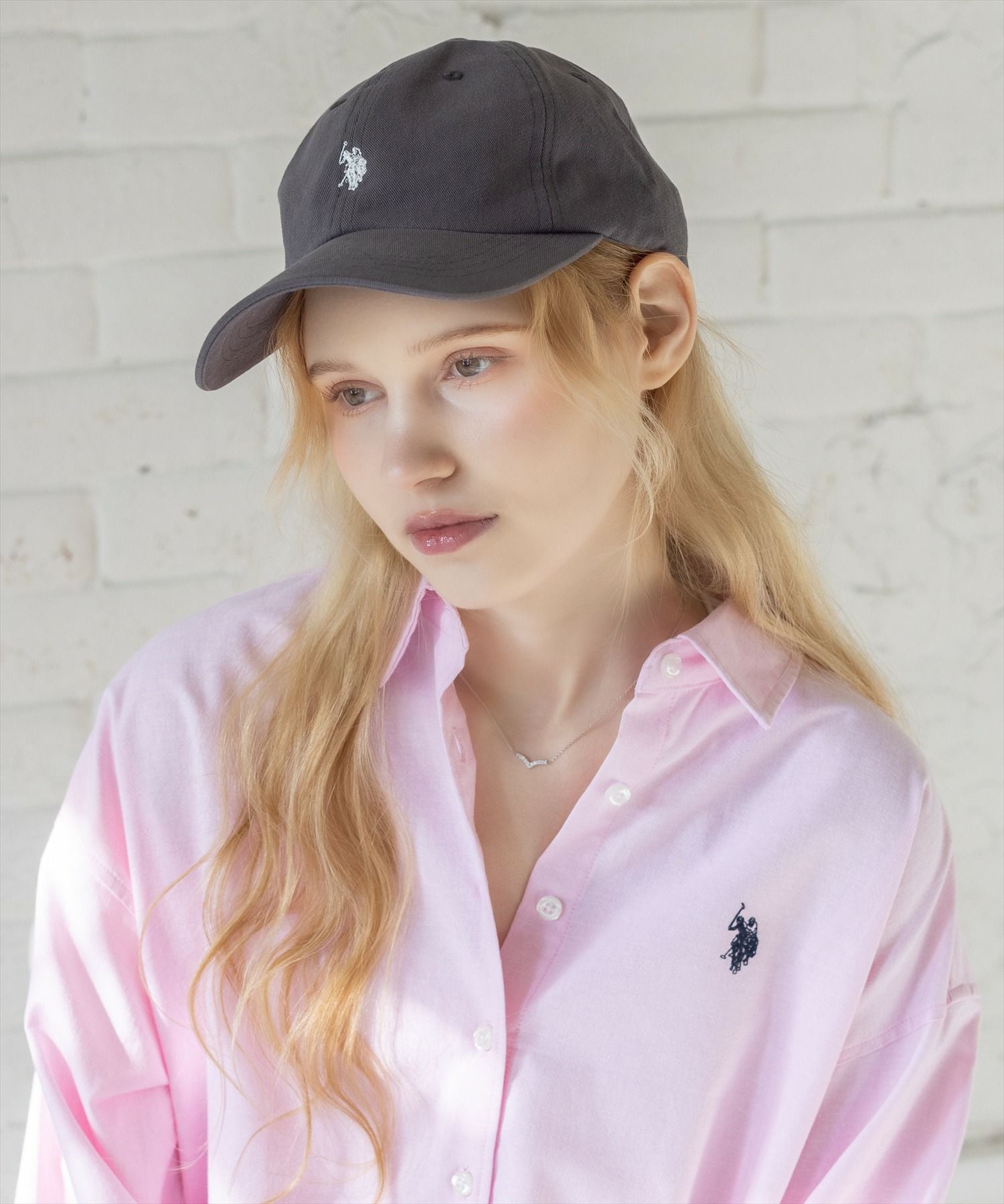clear U.S. POLO ASSN. オーバーサイズオックスシャツ[CL9558