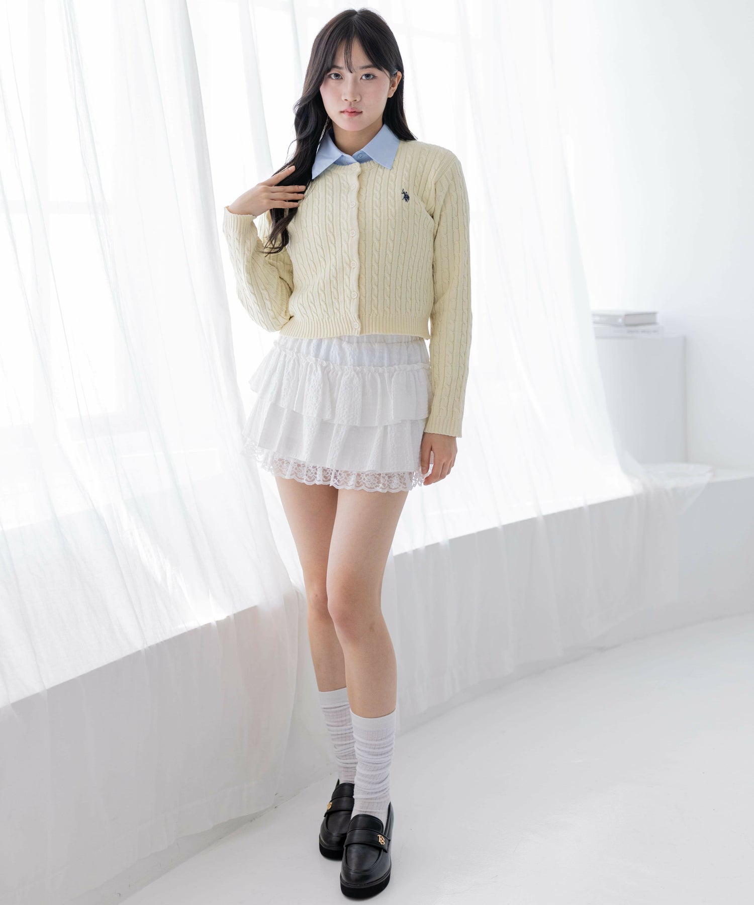 167cm/イエロー着用