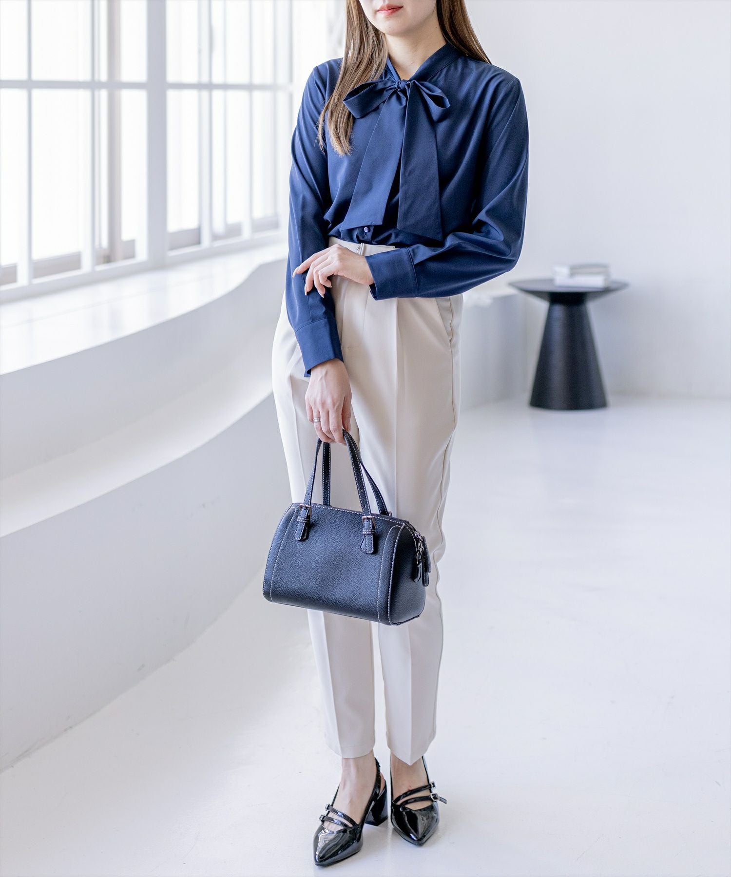 160cm/ネイビー着用