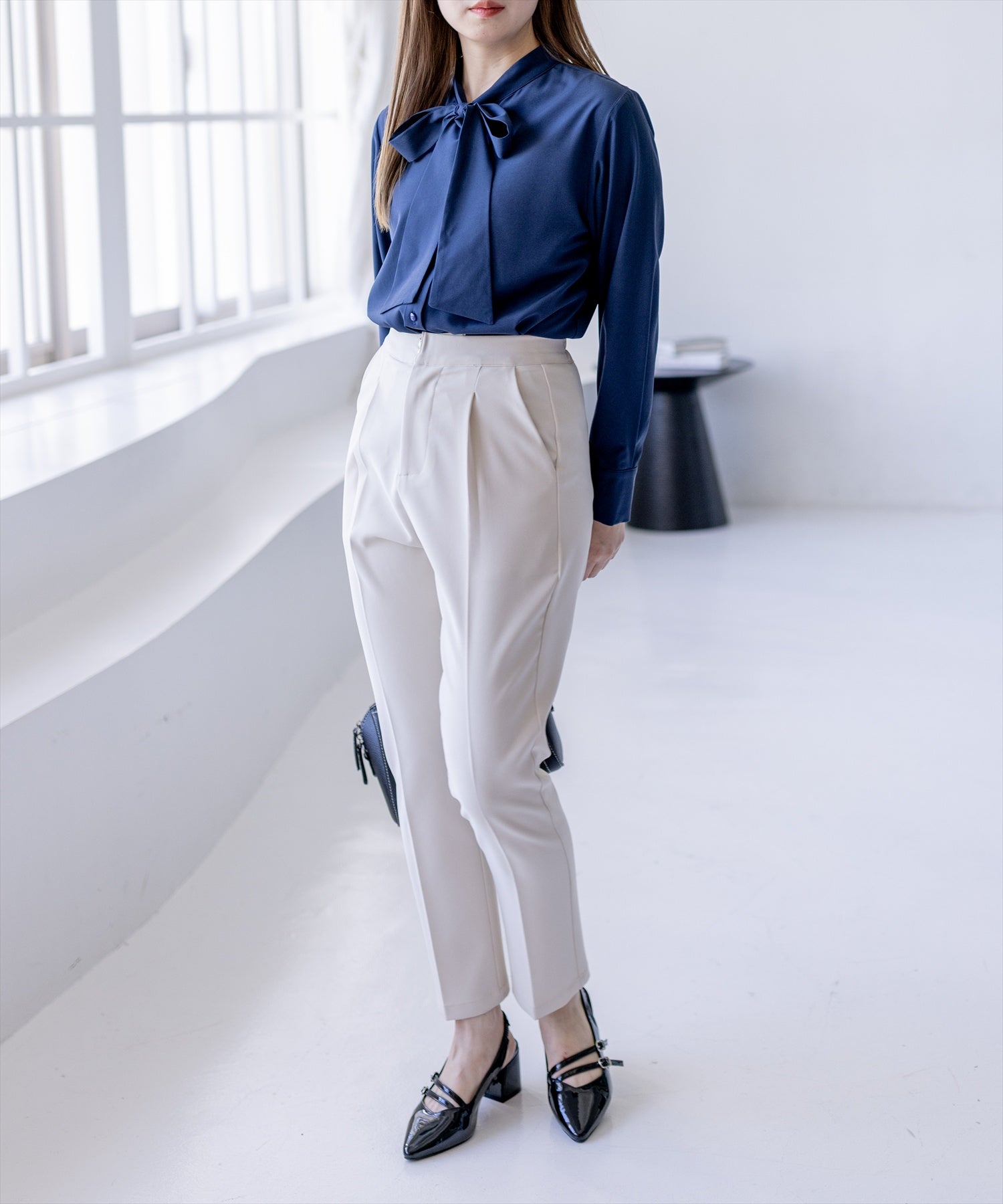 160cm/ネイビー着用