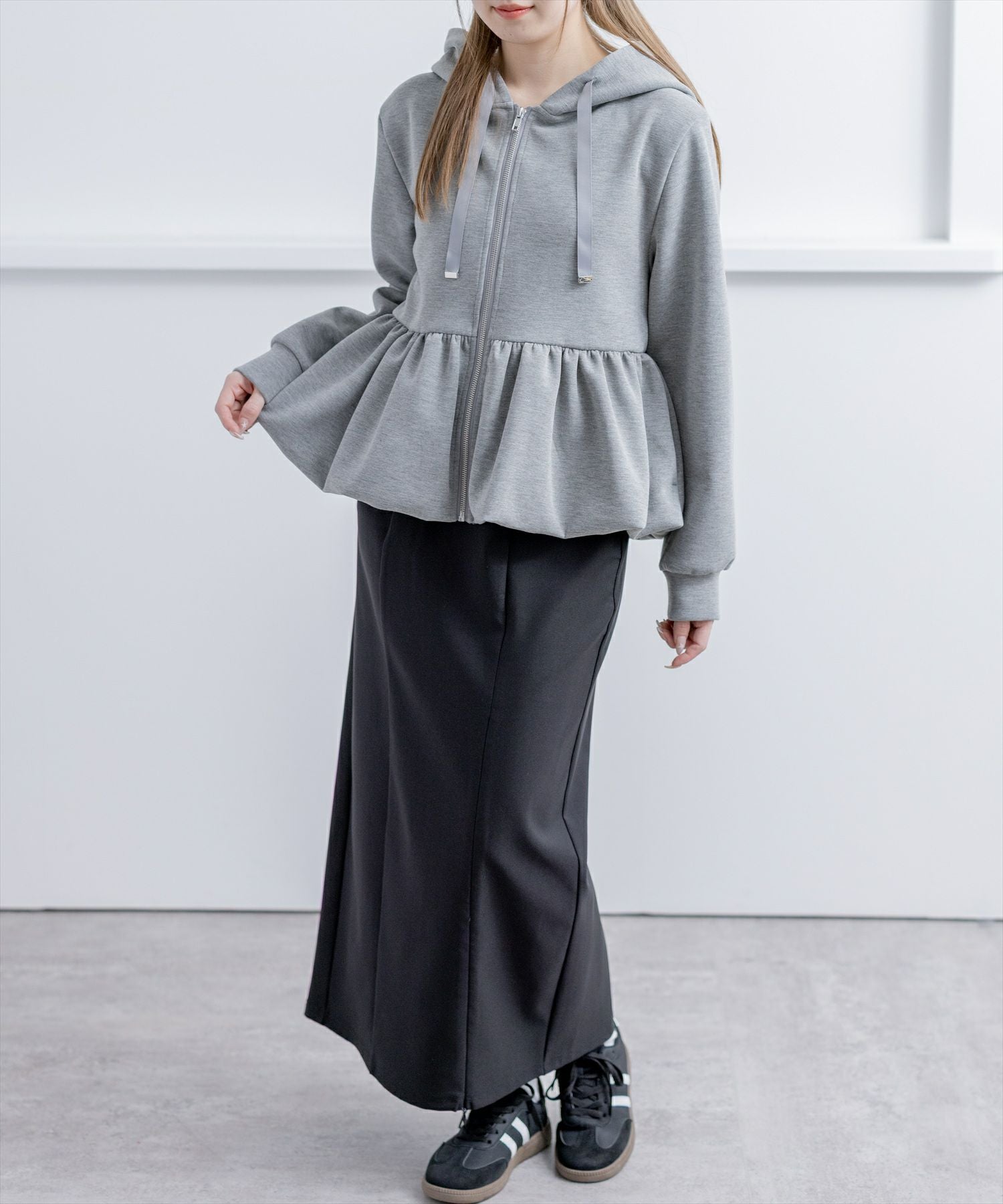 160cm/グレー着用