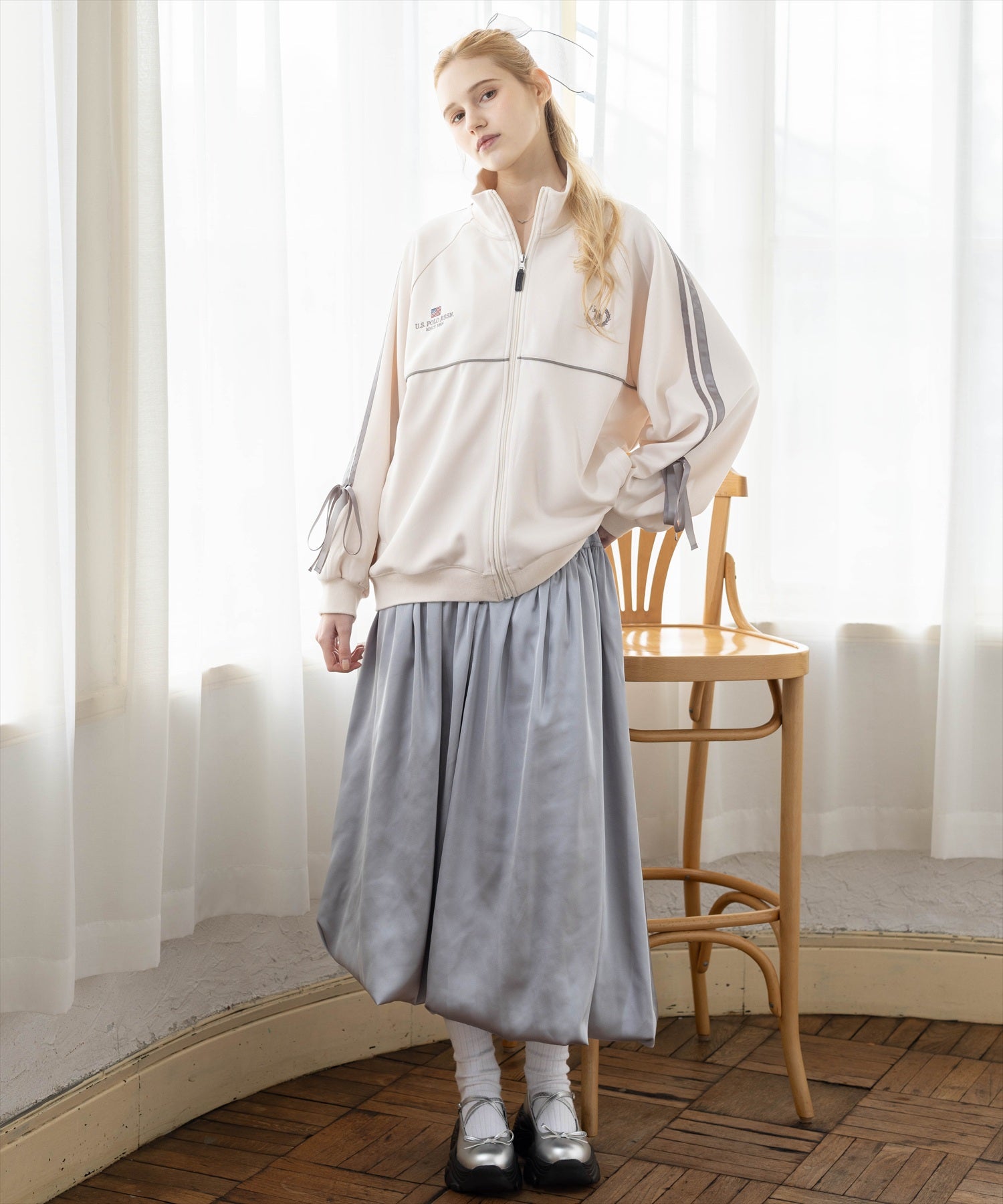 160cm/オフホワイト着用