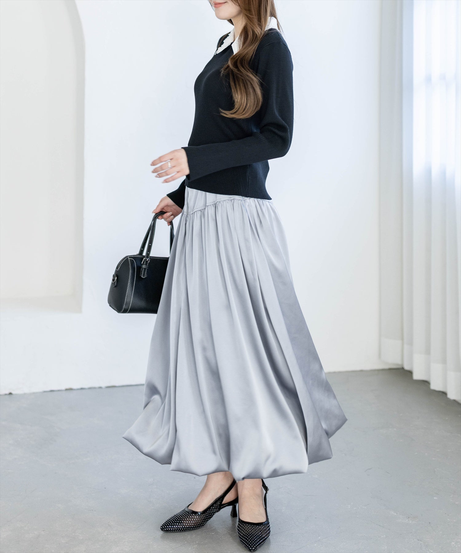 167cm/オフホワイト着用