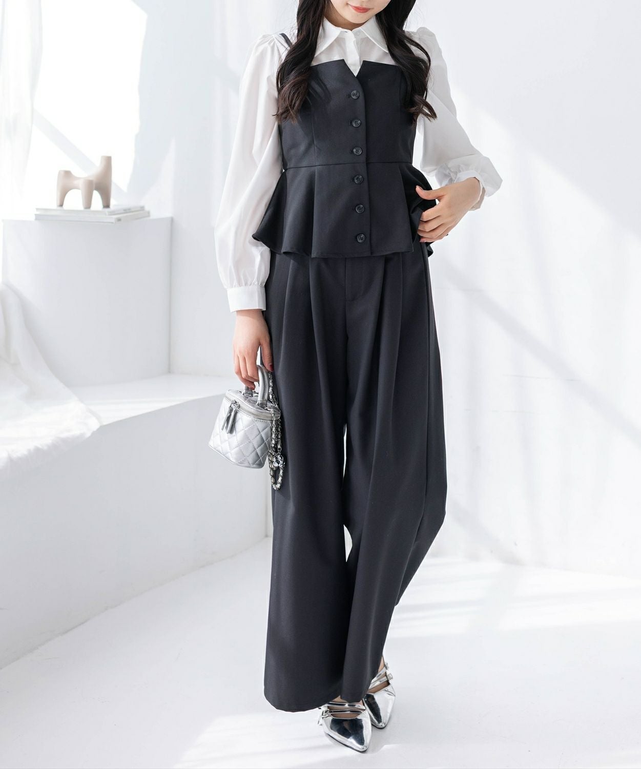 CLEAR BASIC≪再入荷≫ペプラムビスチェ[CL9546] | レディース