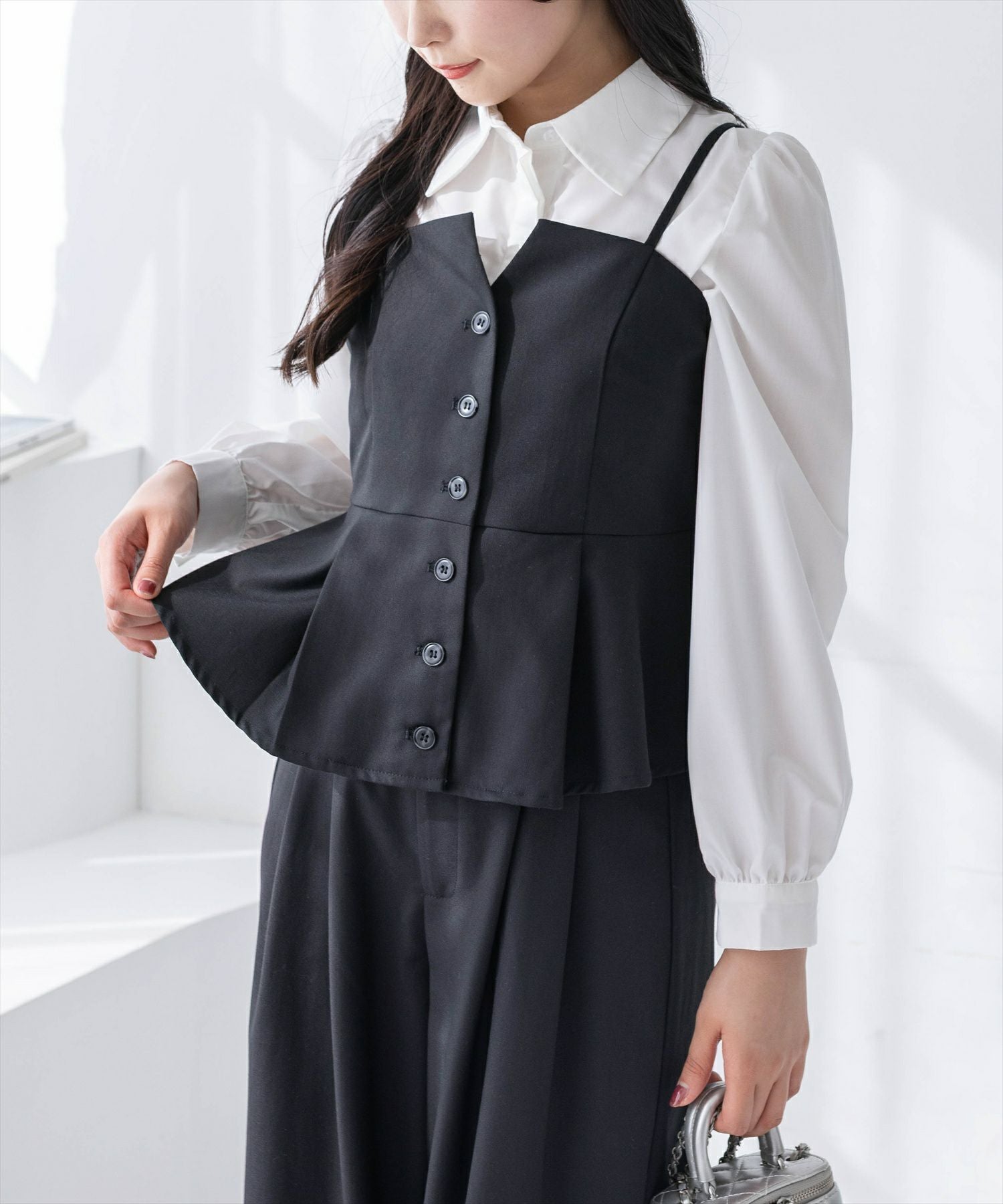 CLEAR BASIC≪再入荷≫ペプラムビスチェ[CL9546] | レディース