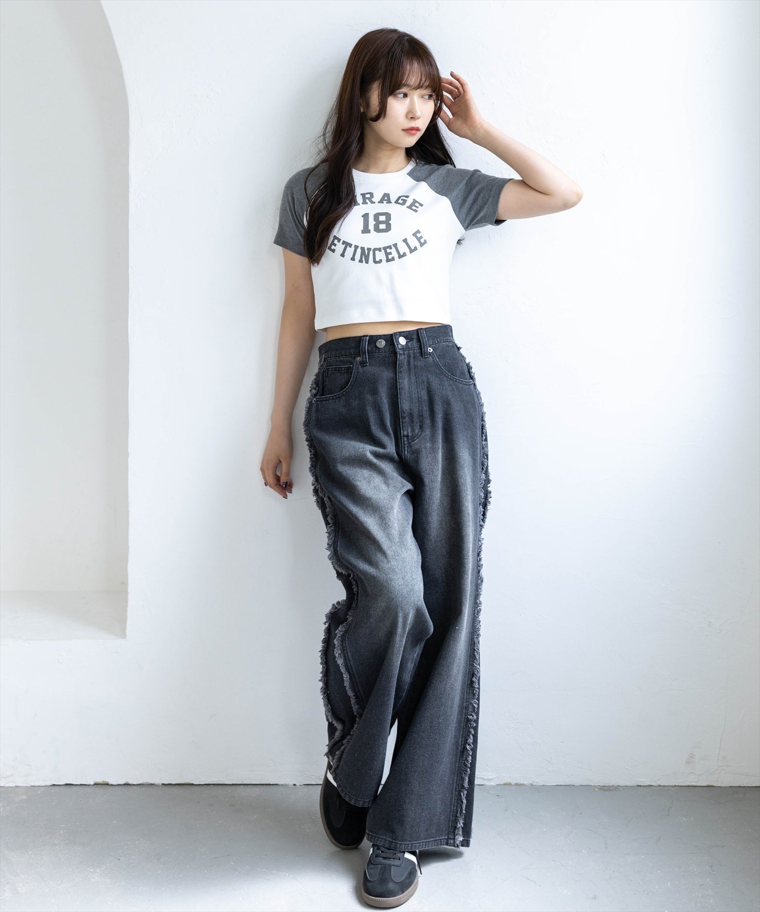 162cm/ブラック着用