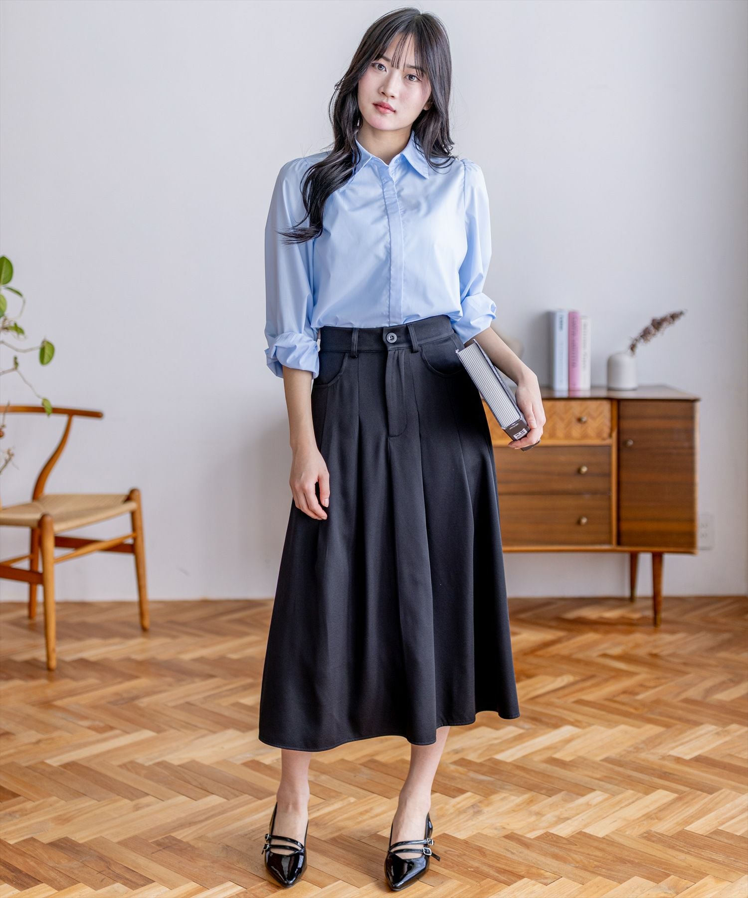 167㎝/ブラック着用