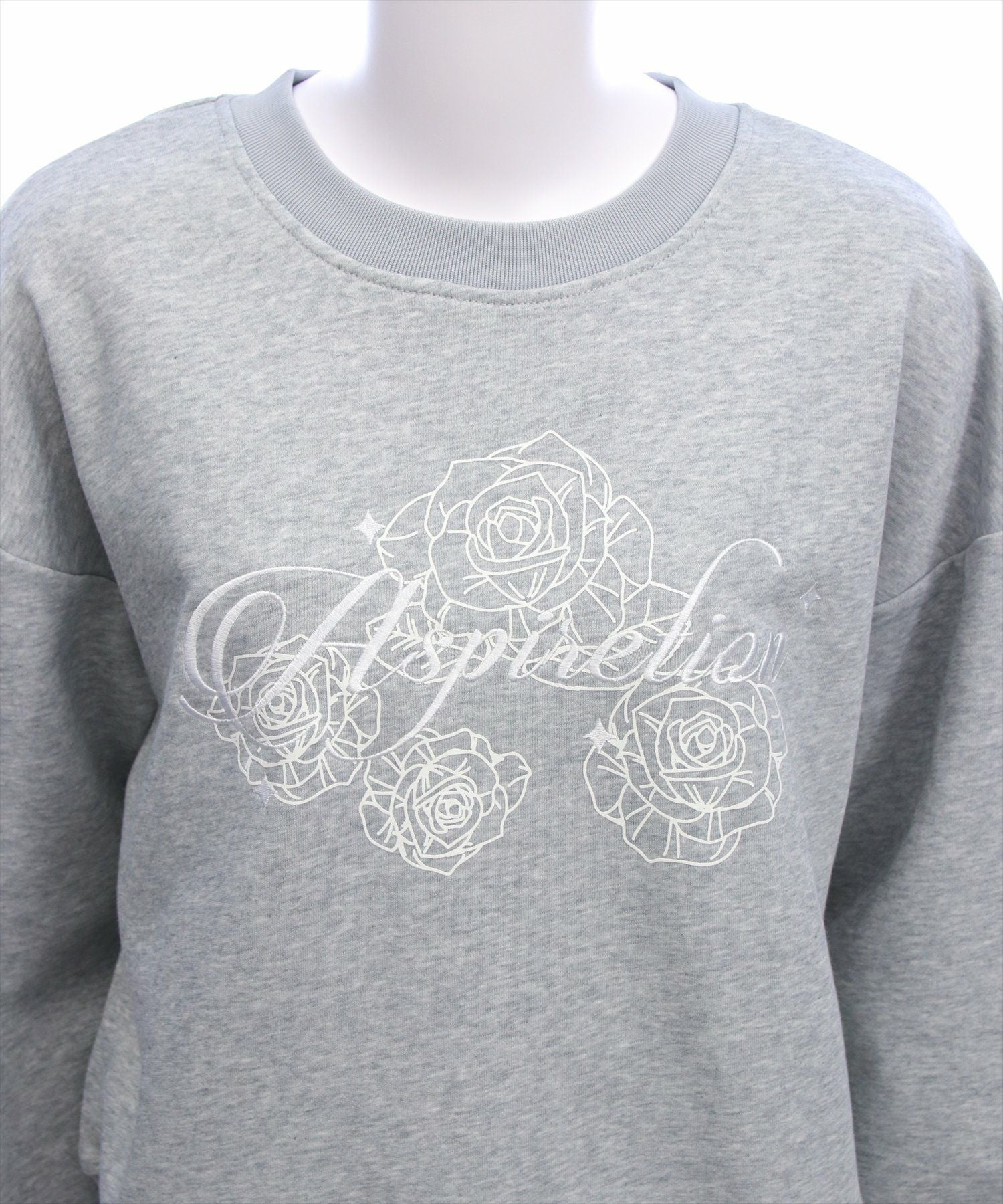 clear フラワープリントロゴ刺繍スウェット[CL9630] | レディース