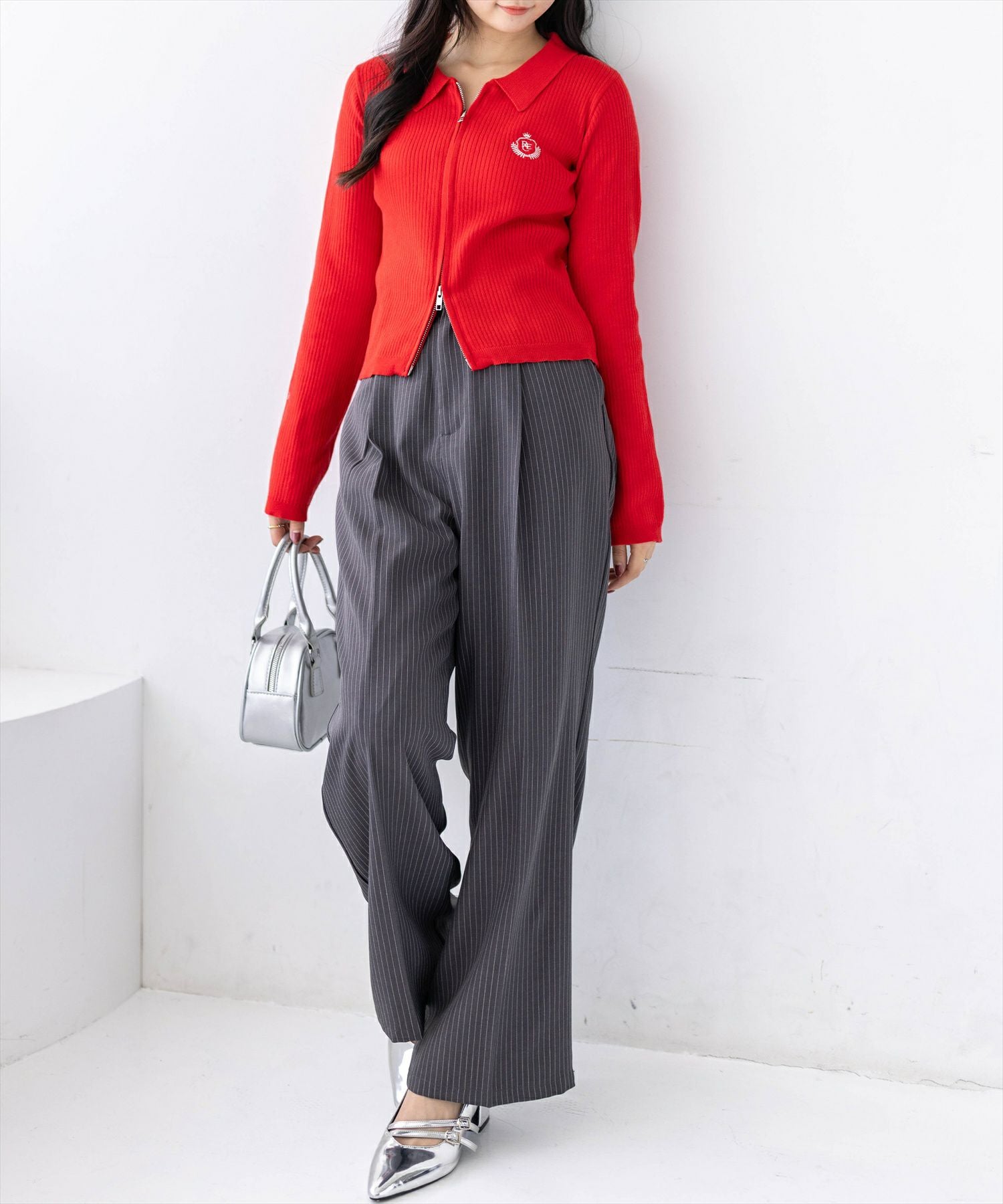 162㎝/レッド着用