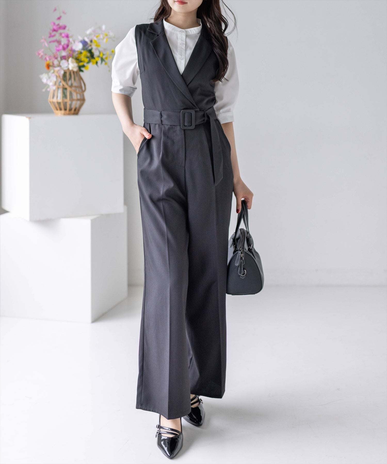 162㎝/ブラック着用