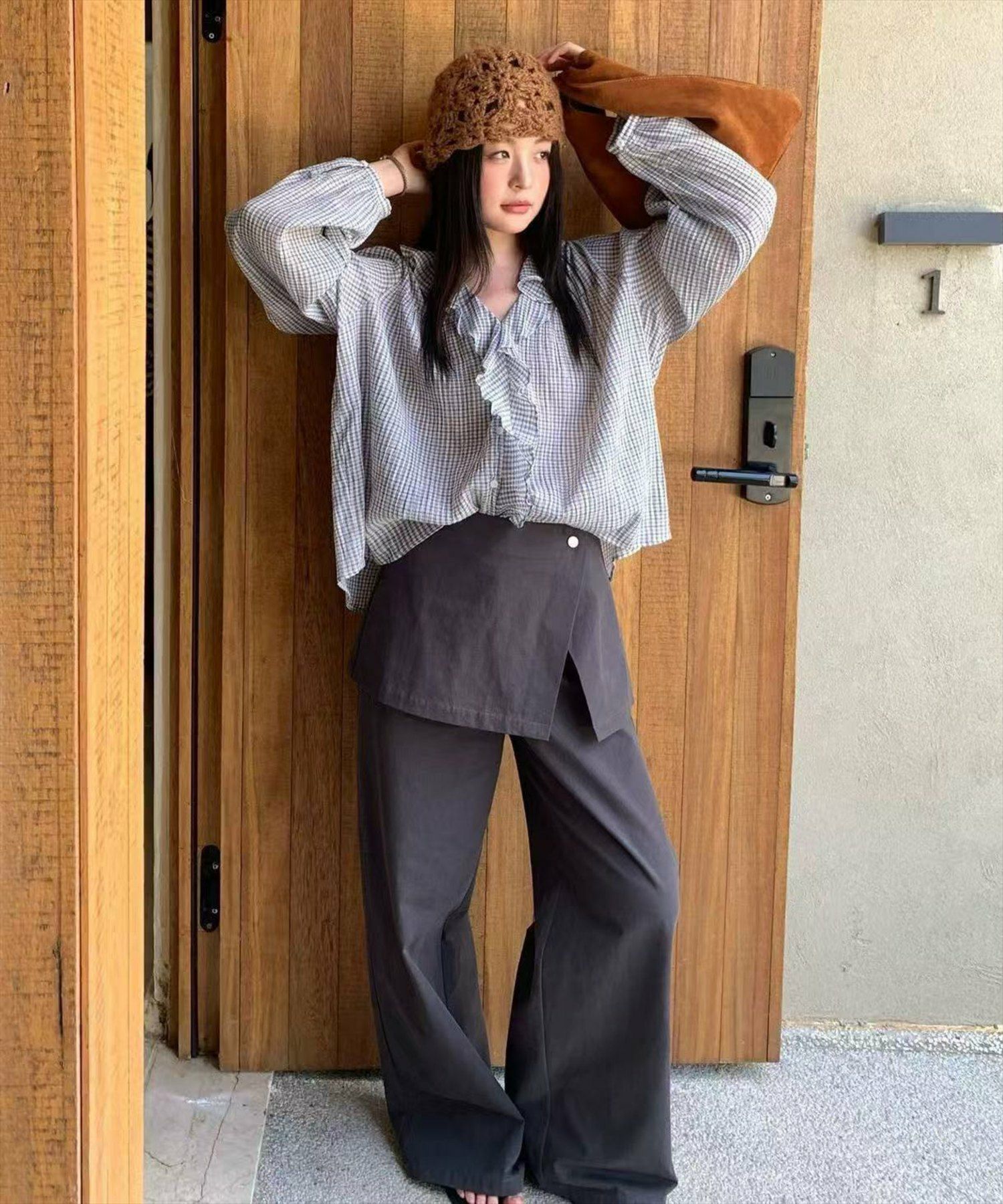 オフホワイト着用