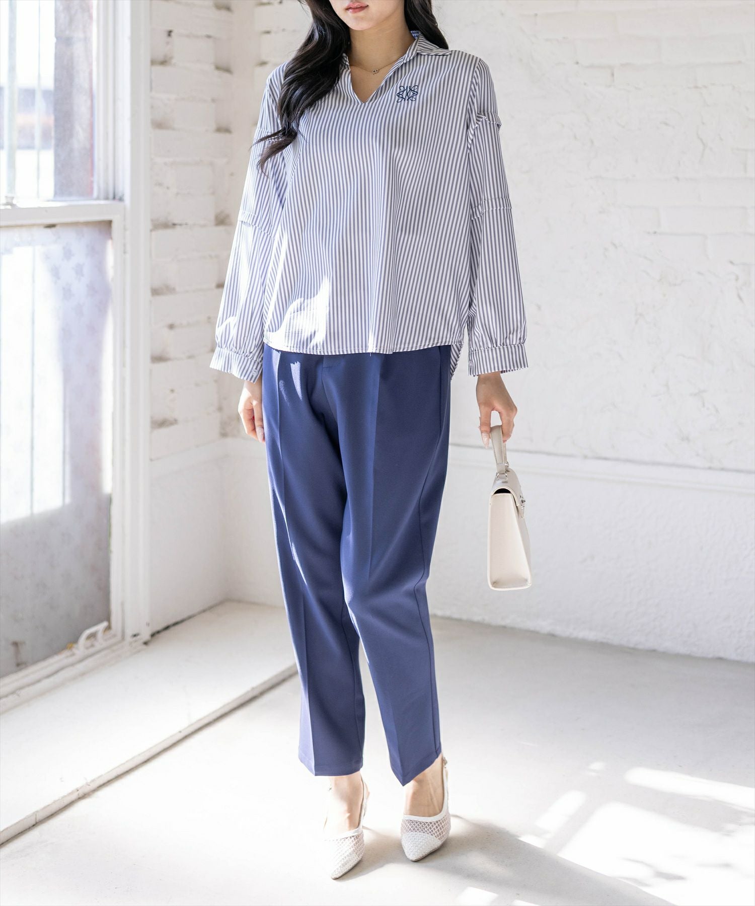 167cm/グレー着用