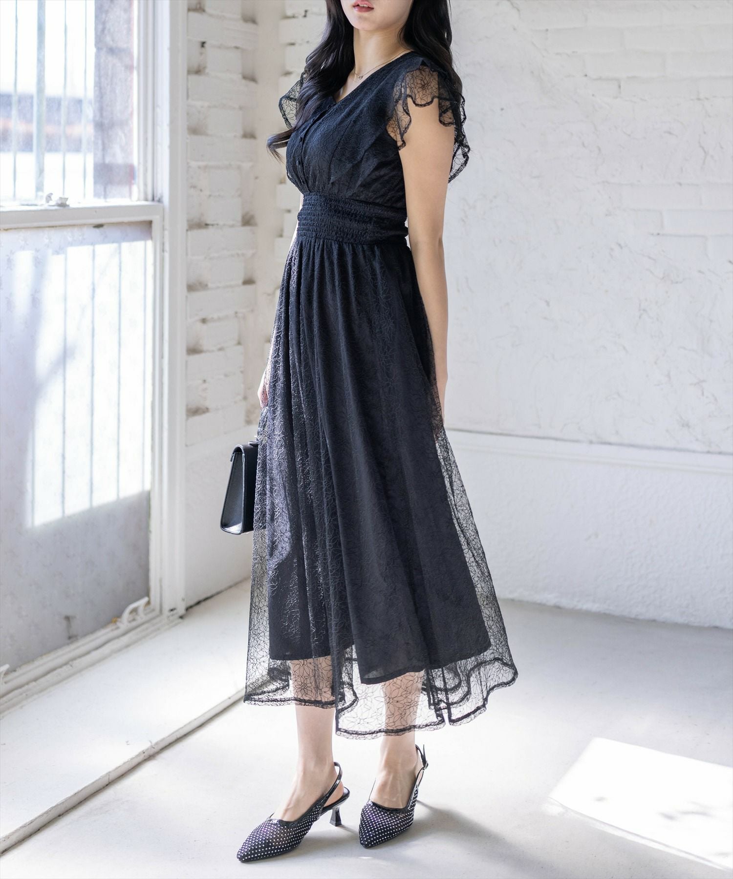 167cm/ブラック Ｆ着用