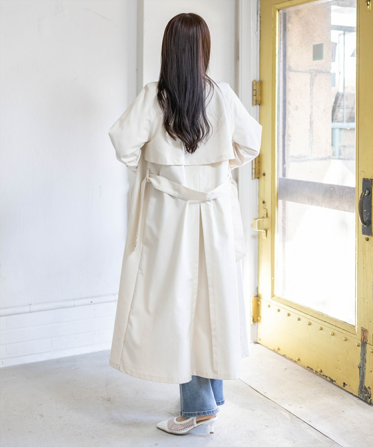 CLEAR BASIC スタンドネックトレンチコート[CL9642] | レディース