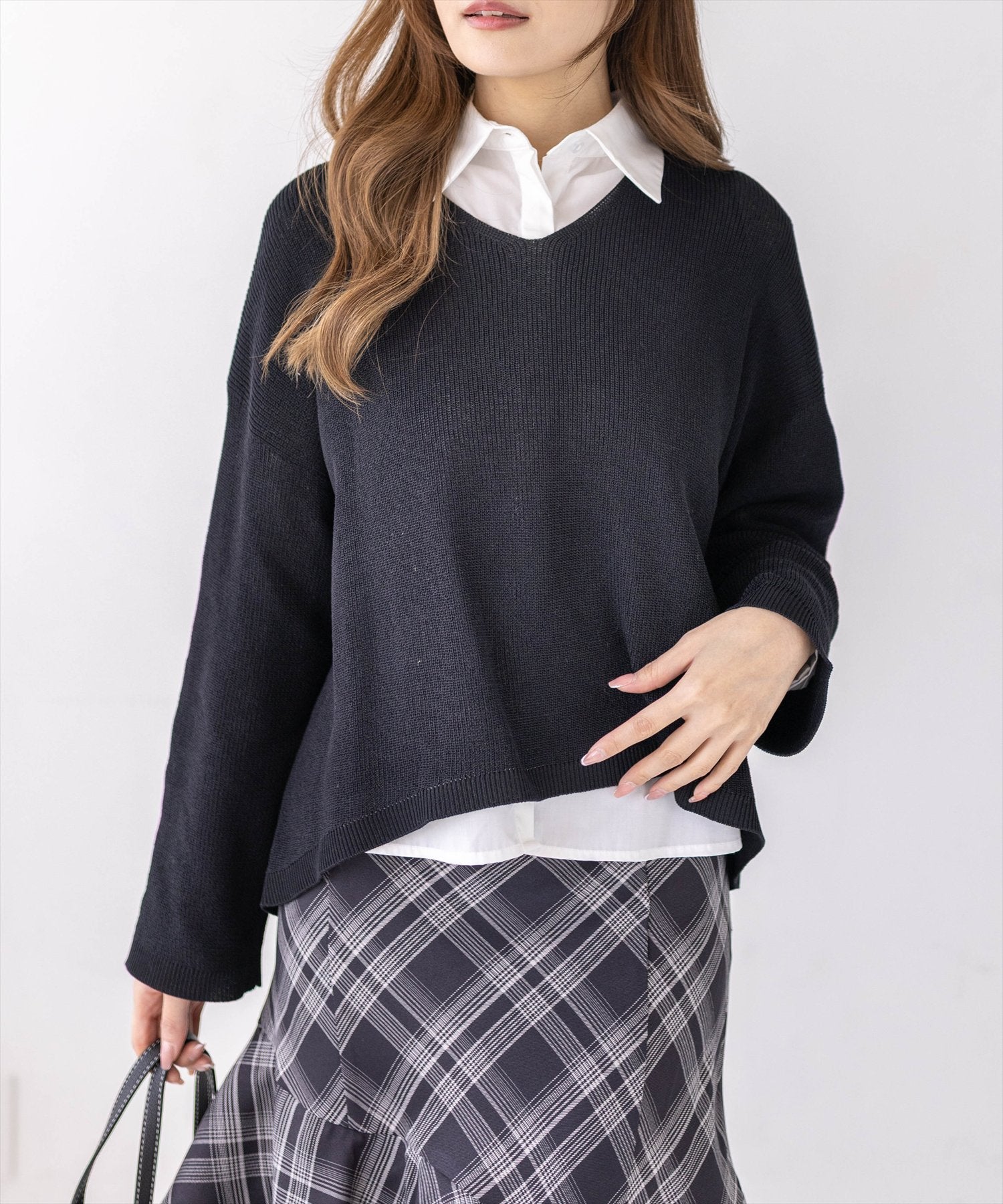 162cm/ブラック着用