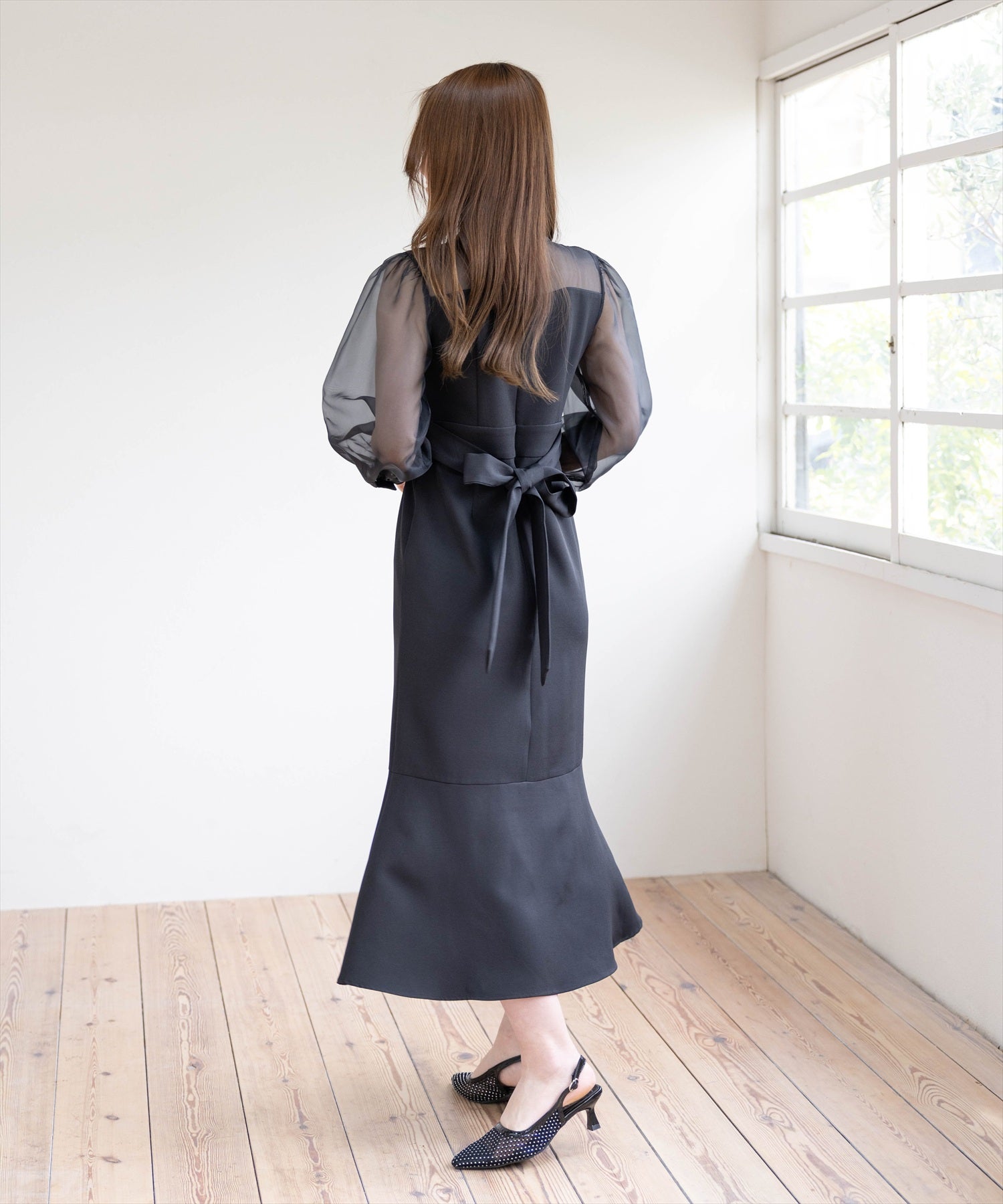CLEAR BASIC シアーマーメイドワンピース[CL9614] | レディース