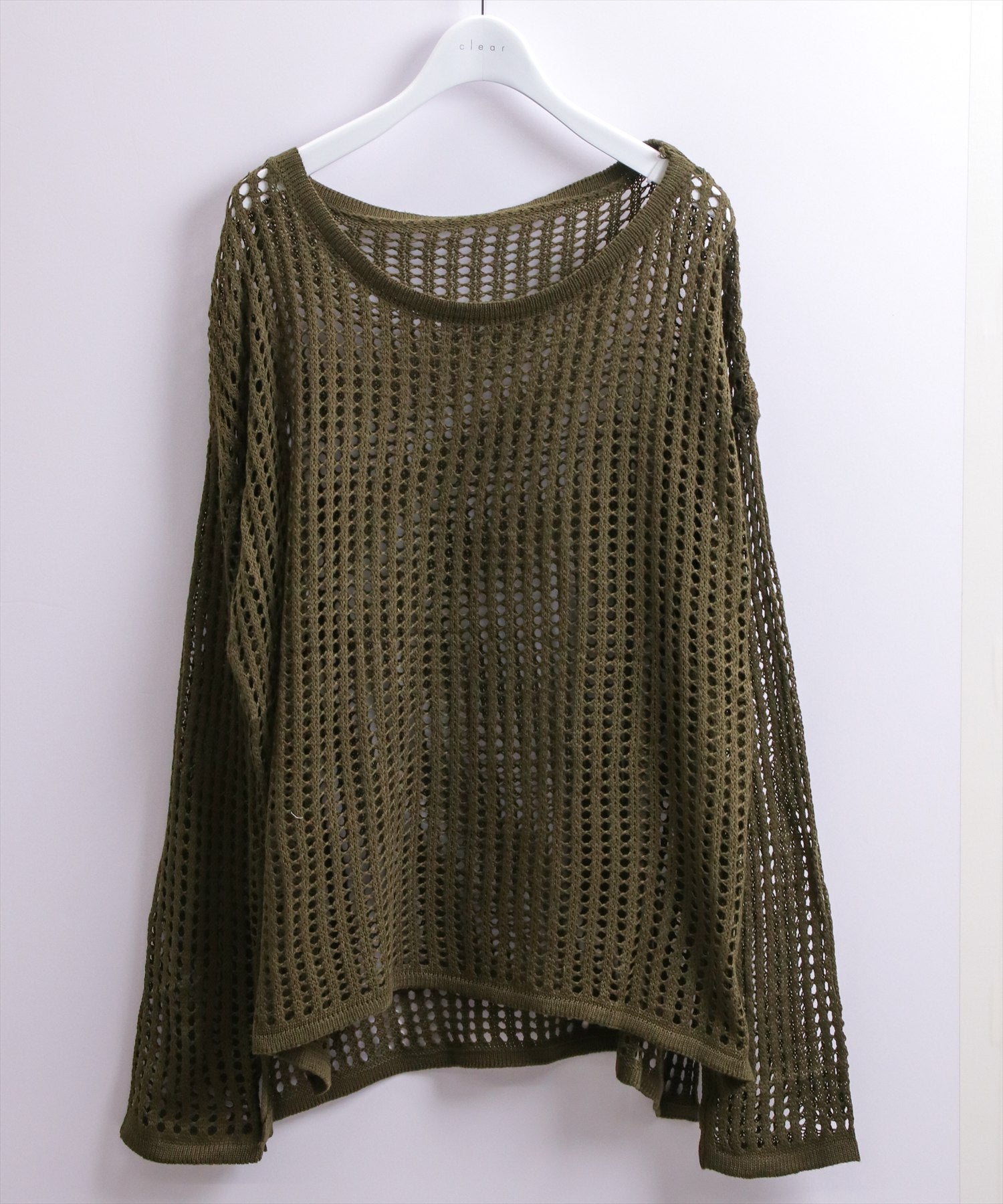 STAY MOTION≪WEB限定/新作≫透かし編みオーバーニット[ST1130