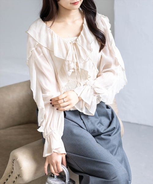 161cm/ピンク着用