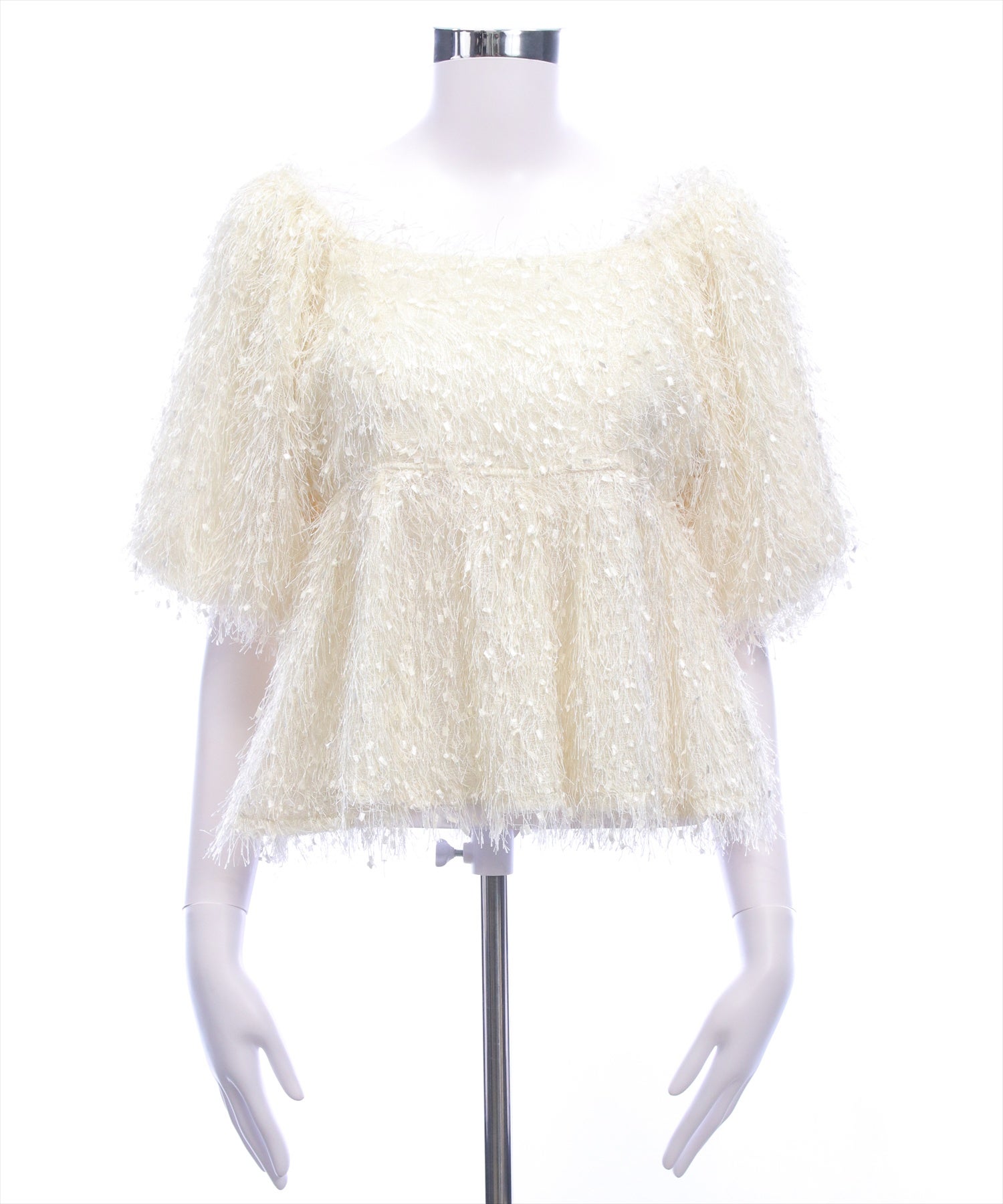 girlish ふうりんブラウス CLEAR BASIC 2wayフリンジブラウス[CL9748] | レディースファッション