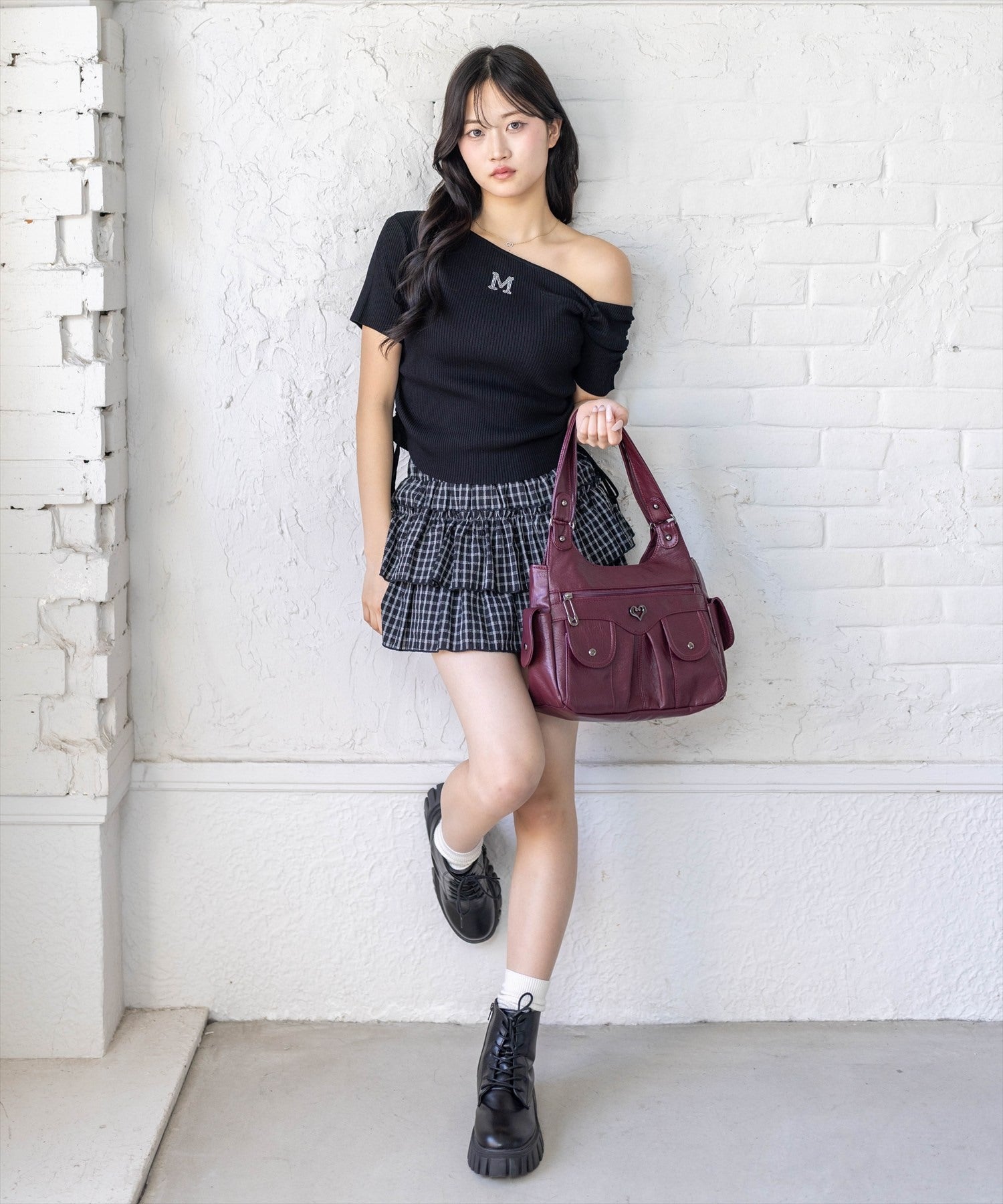 167㎝/ブラック着用