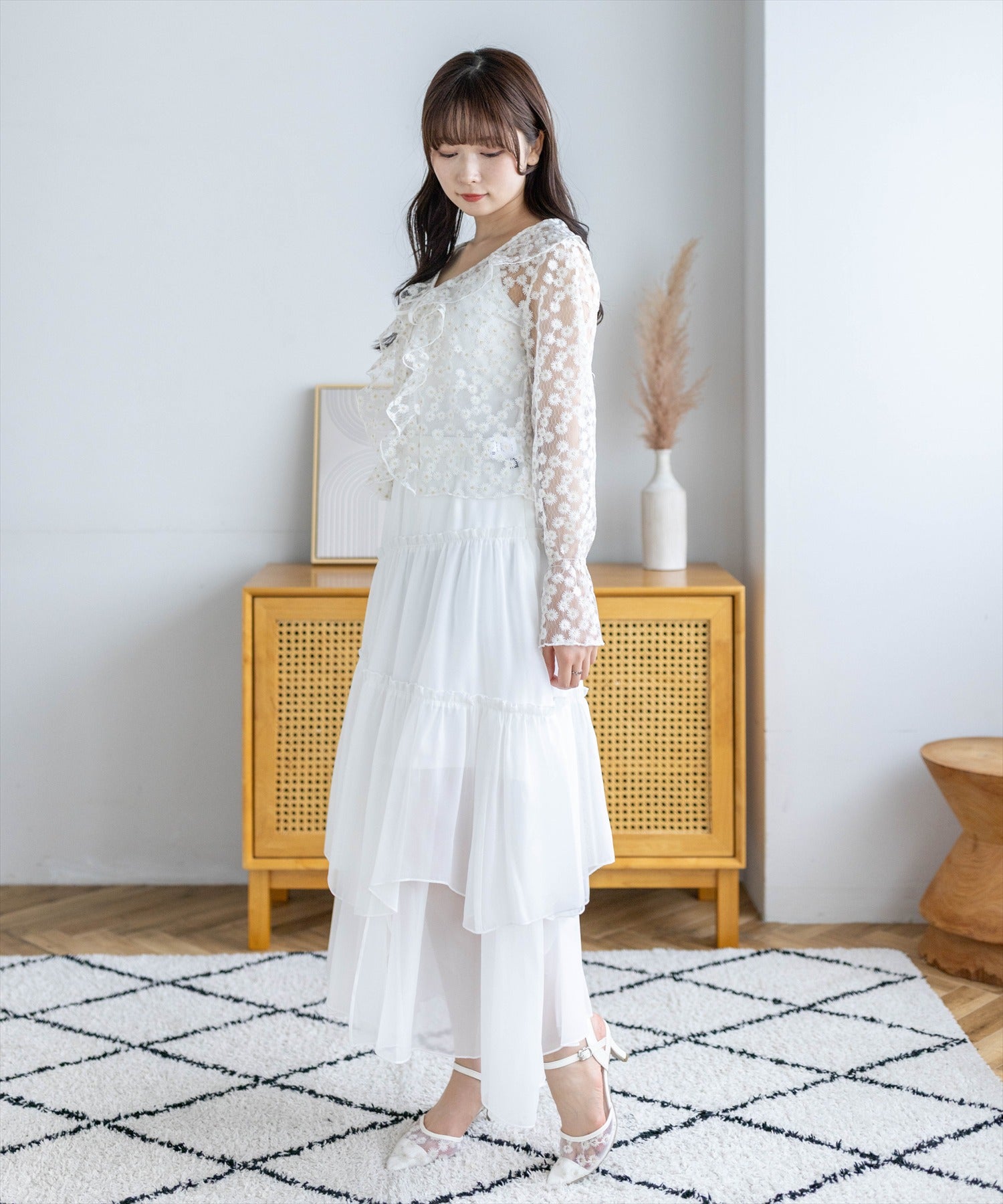 clear≪新作≫フラワーレースカーディガン[CL9632] | レディース