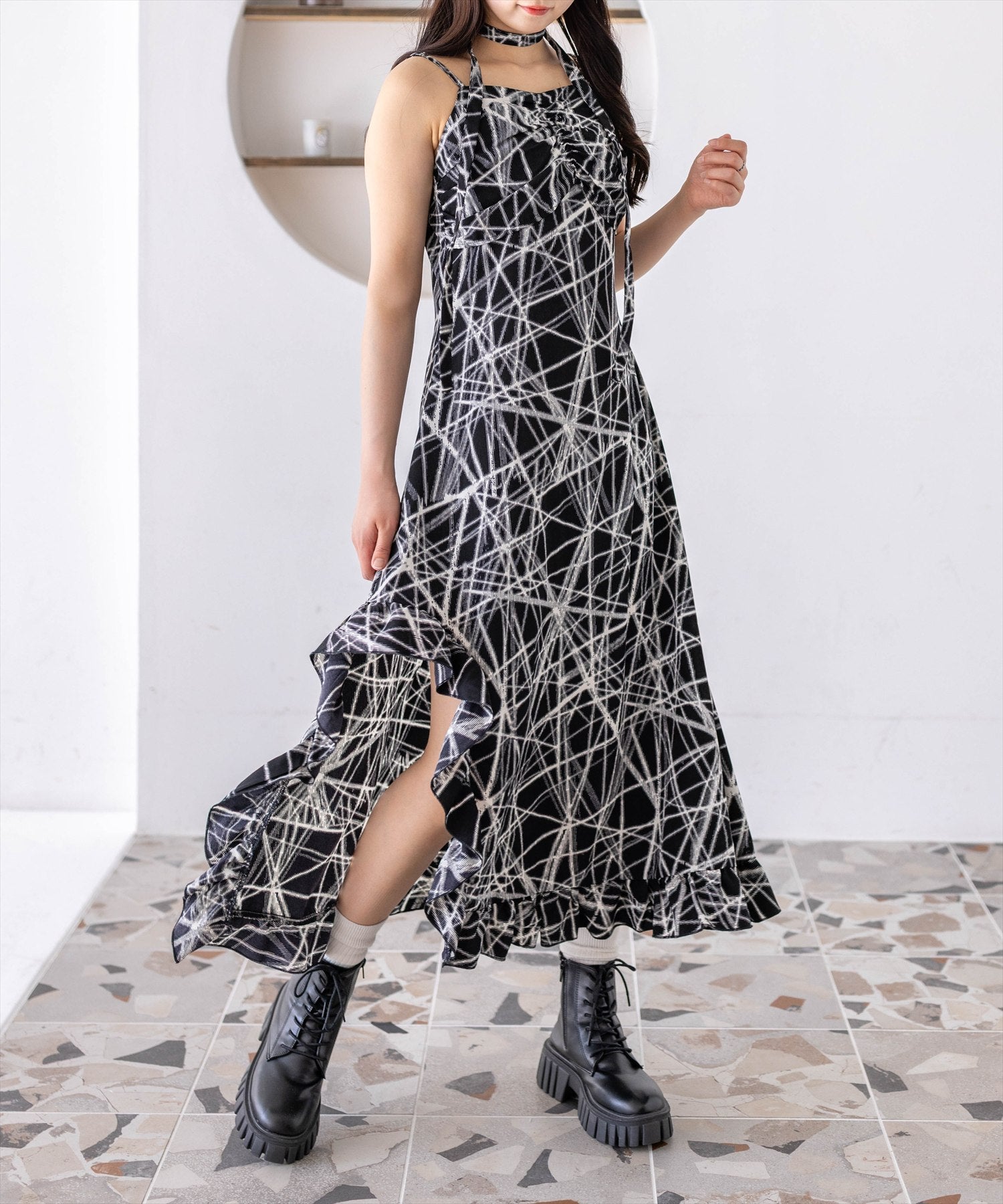 162cm/ブラック着用