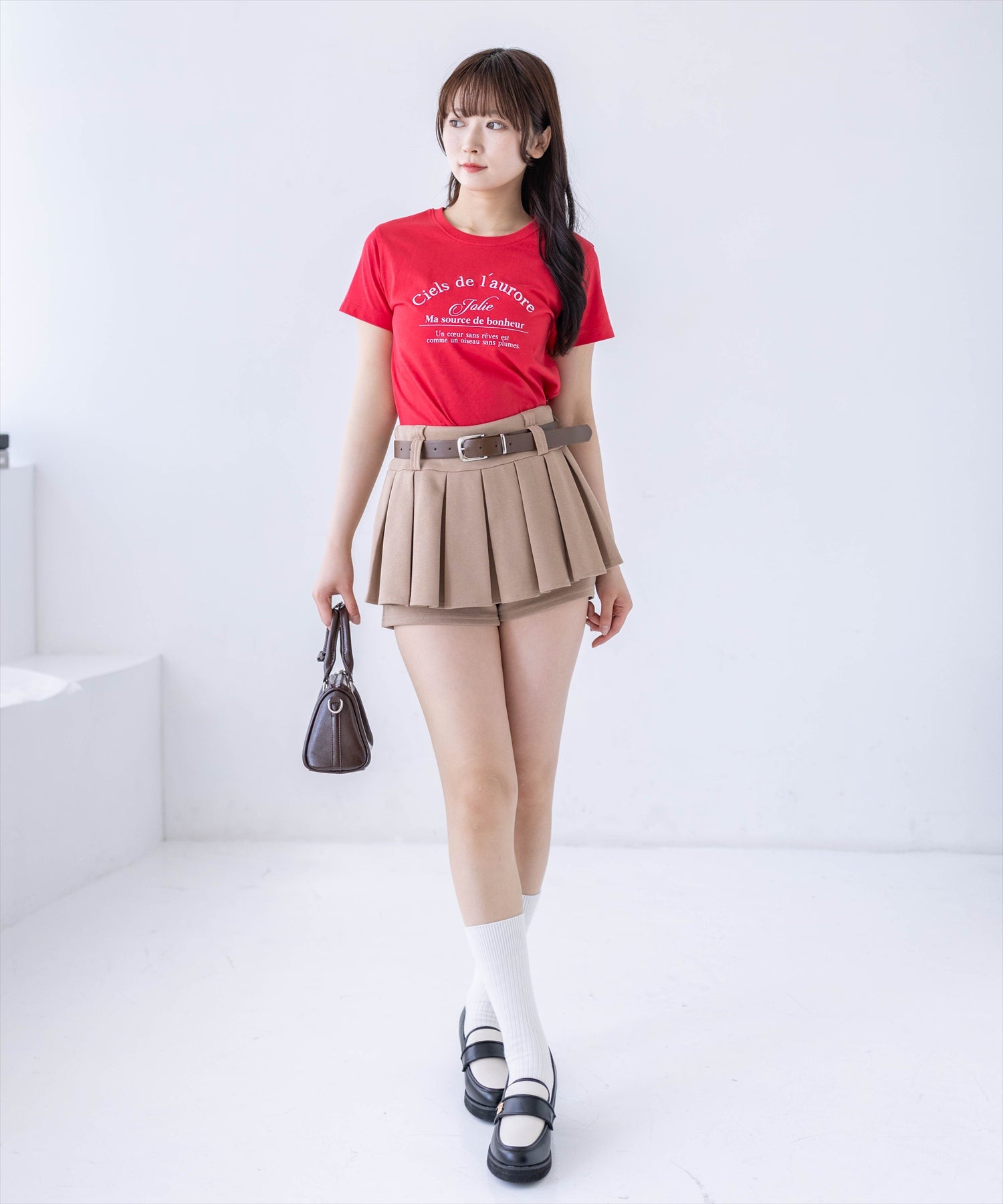 162cm/レッド着用