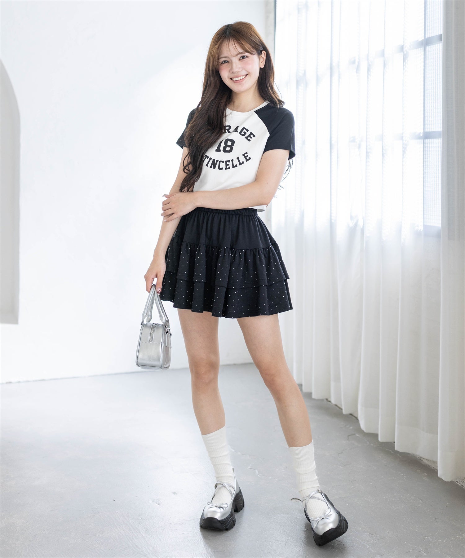 161cm/ブラック着用