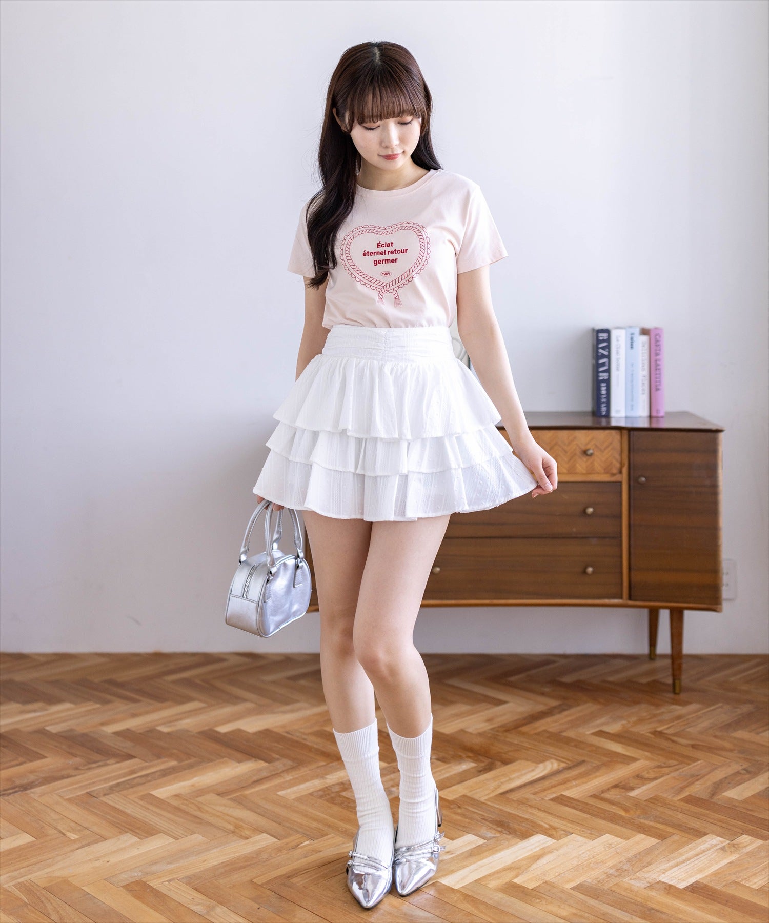 162cm/ピンク着用