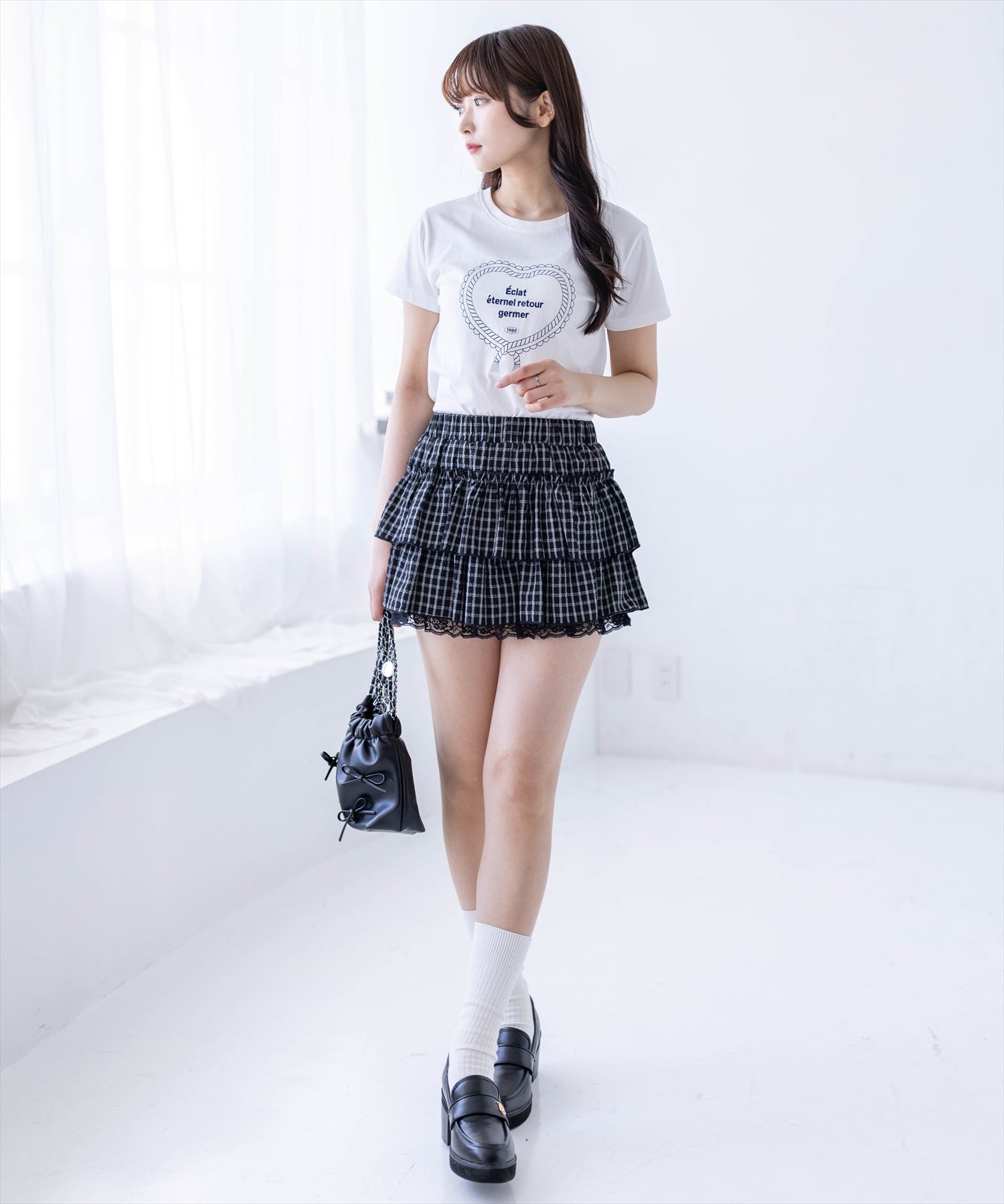 162cm/オフホワイト着用