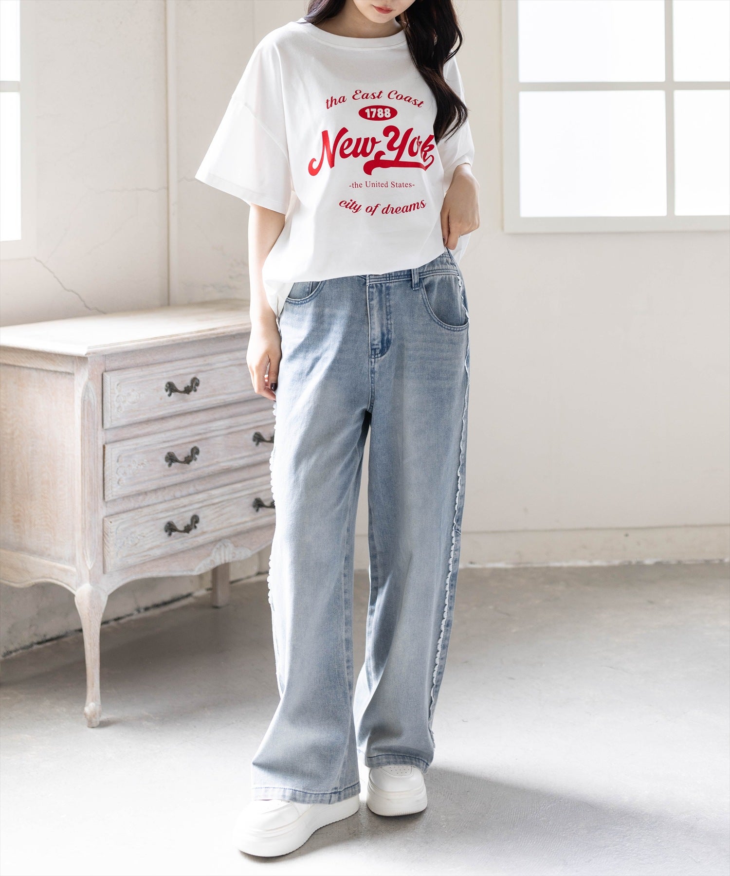 162cm/オフホワイト2着用