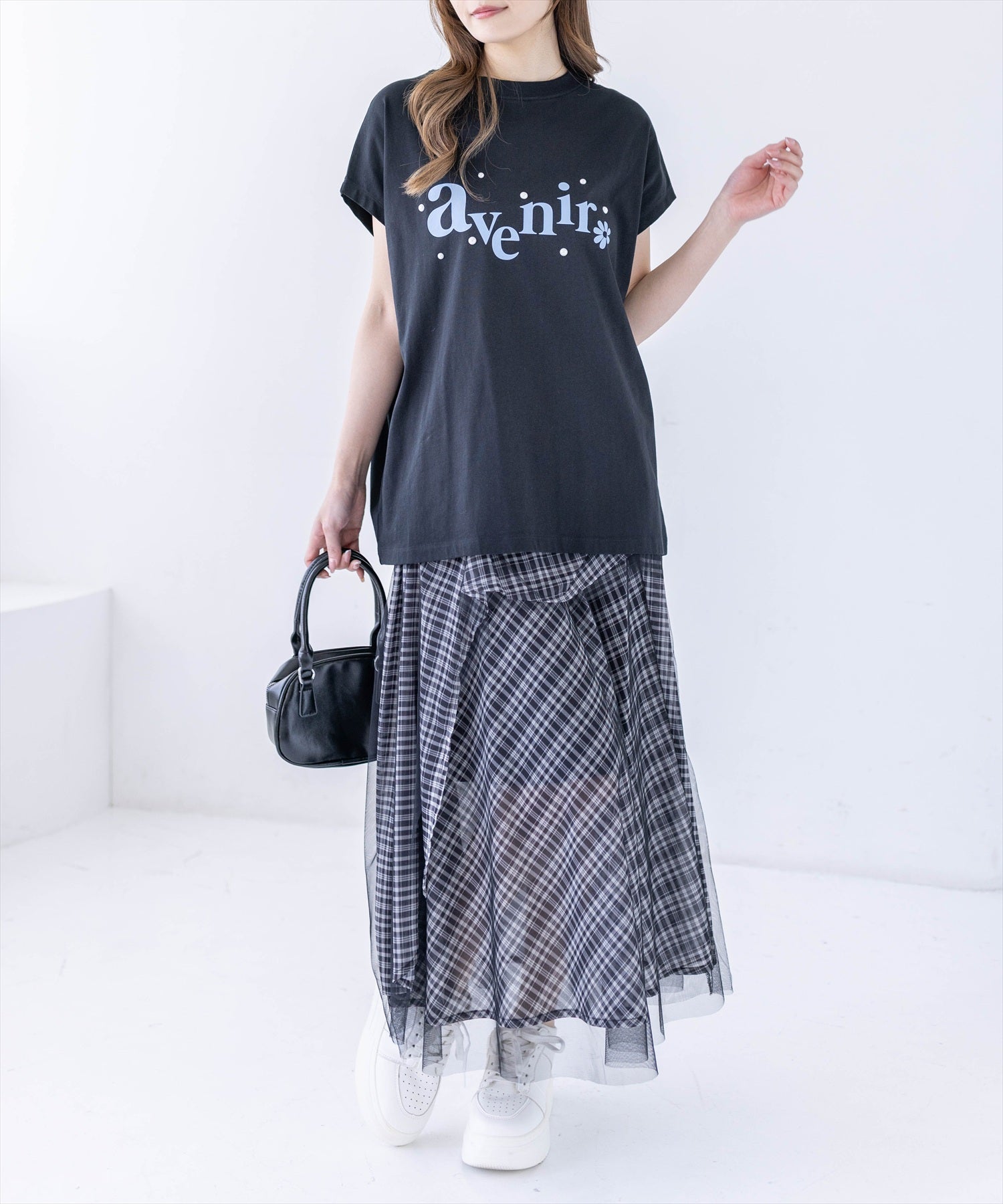 162cm/ブラック着用