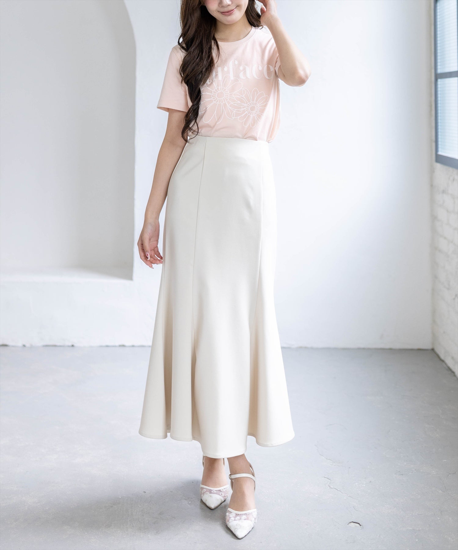 161㎝/ピンク着用