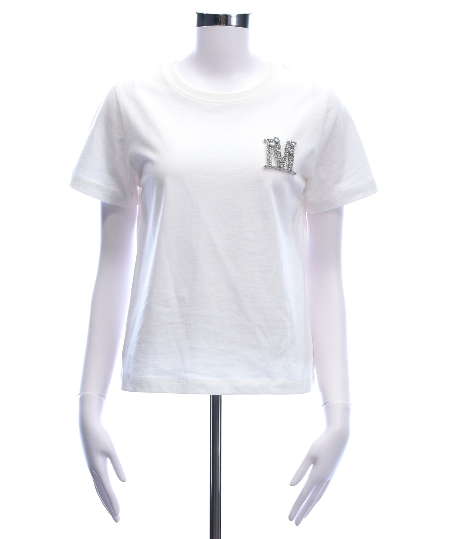 CLEAR BASIC≪新作≫レギュラーサイズ/ビジューロゴTシャツ[CL9736