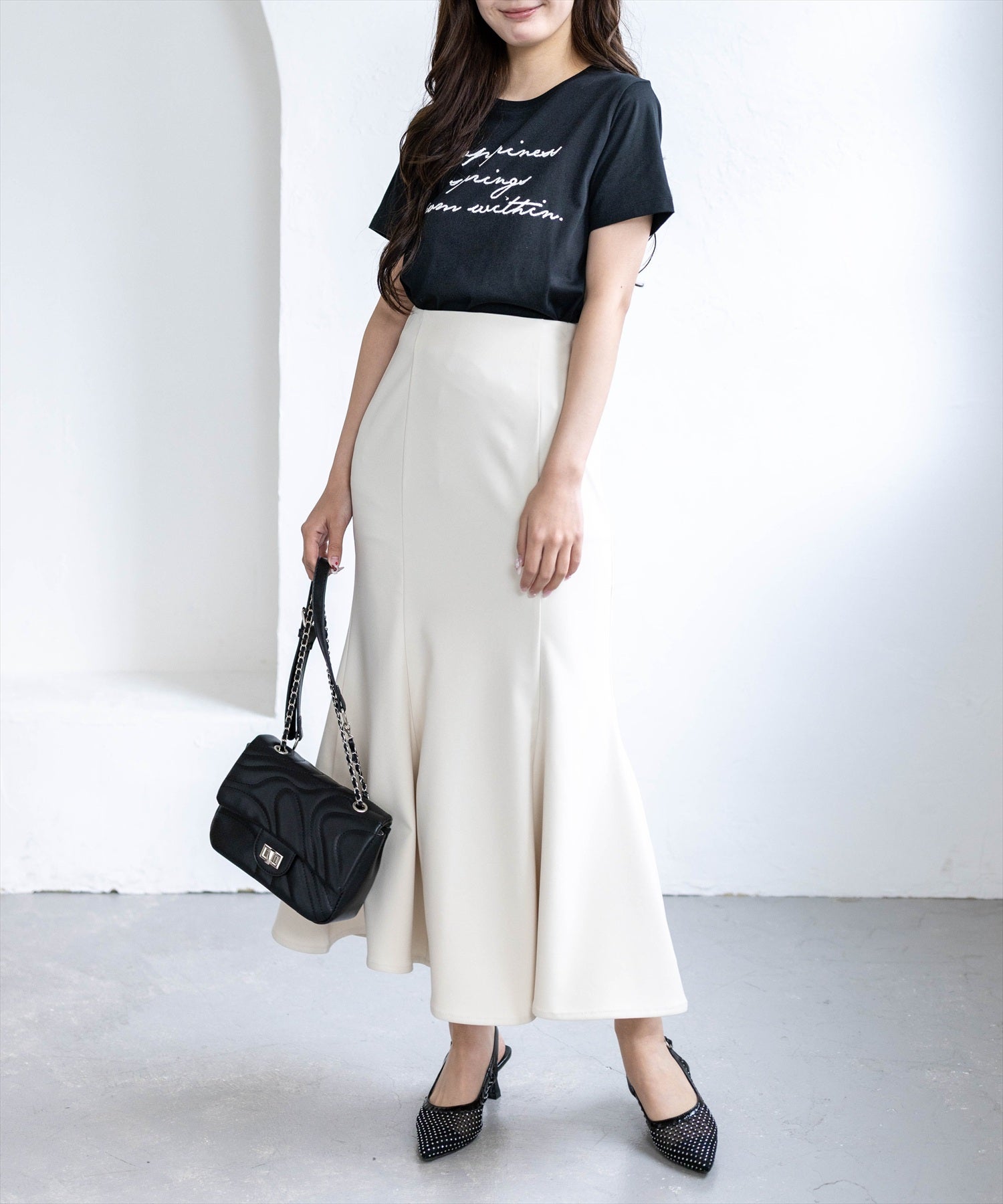 161㎝/ブラック着用