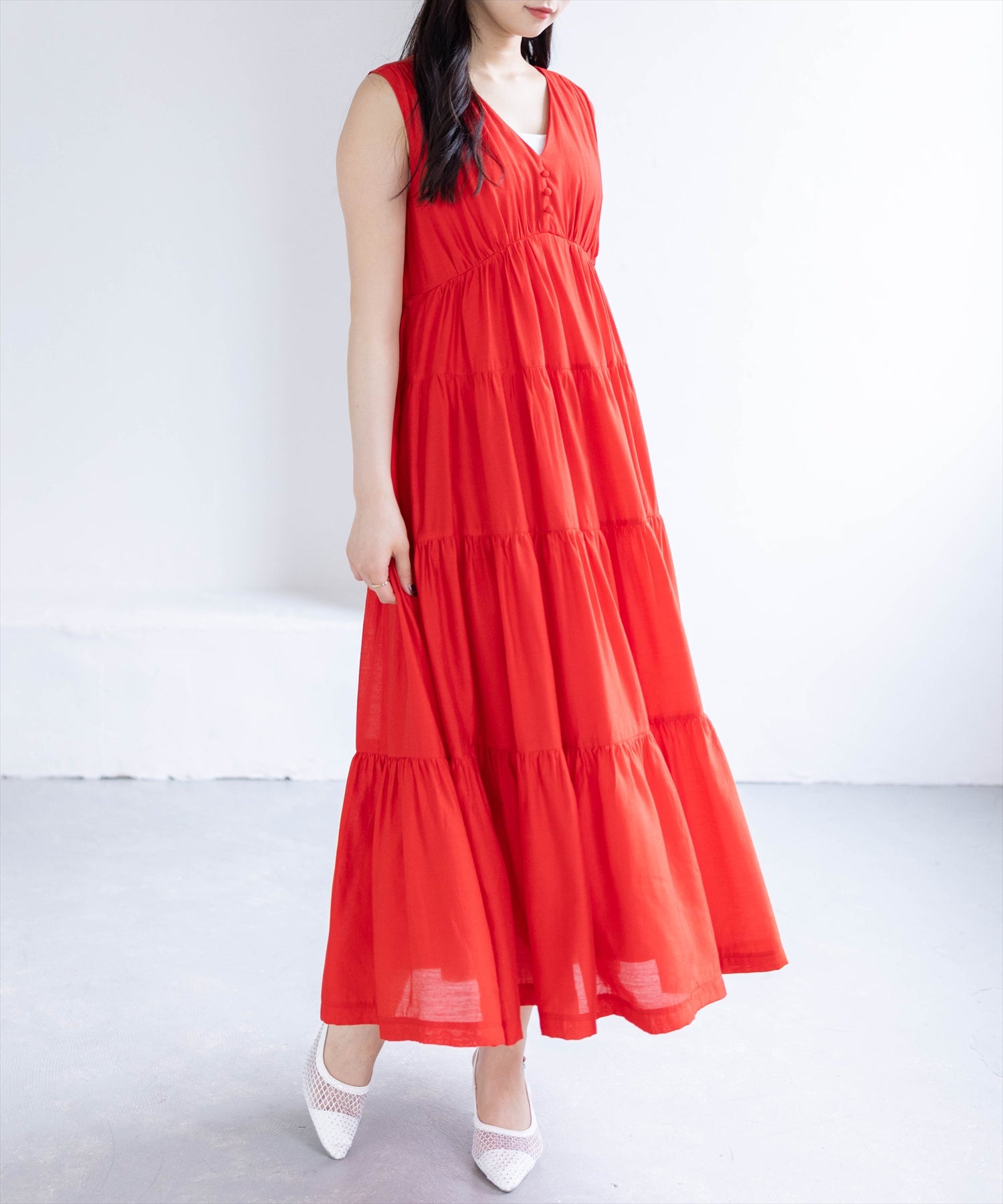 162cm/レッド F着用