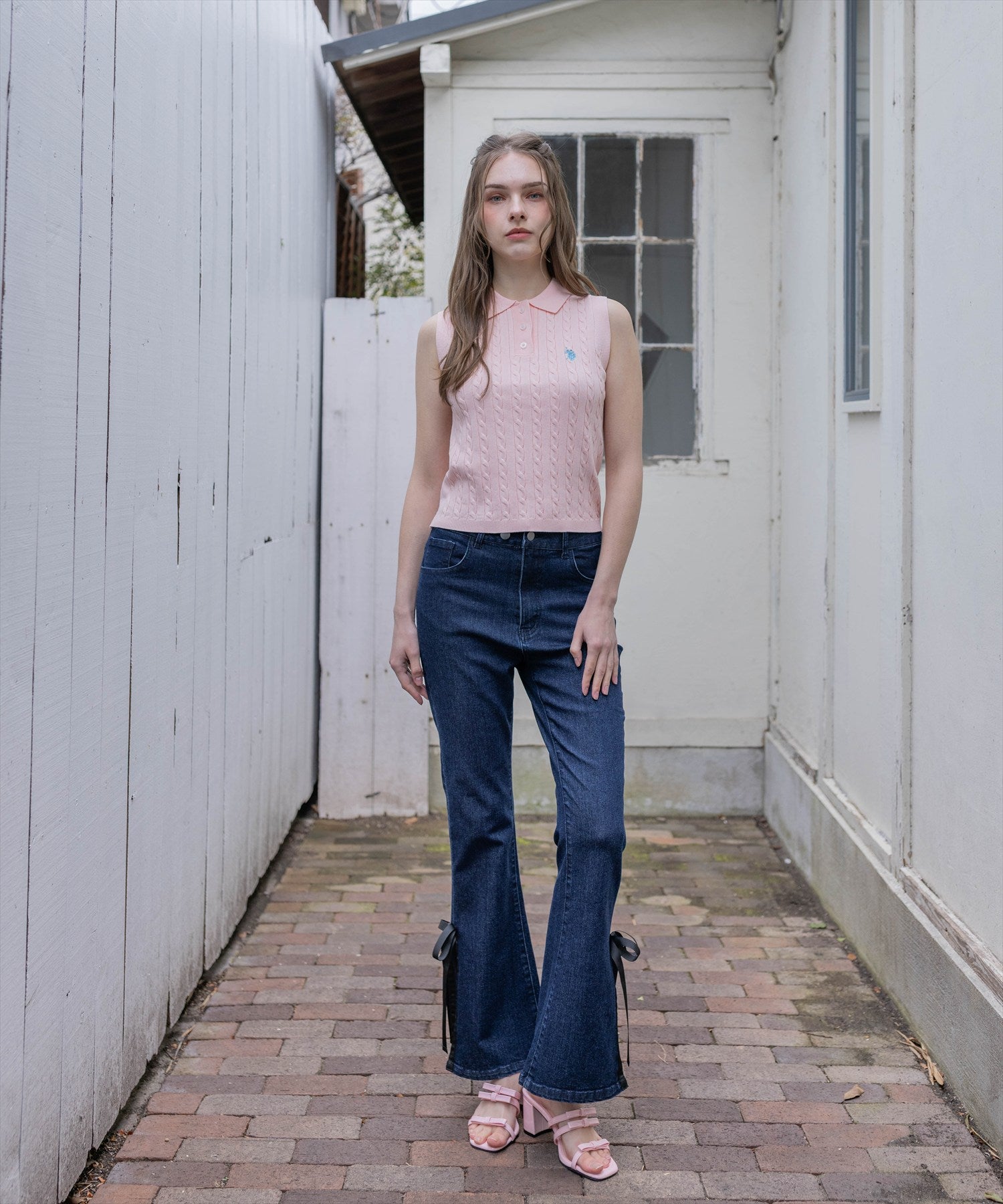 170cm/ピンク着用