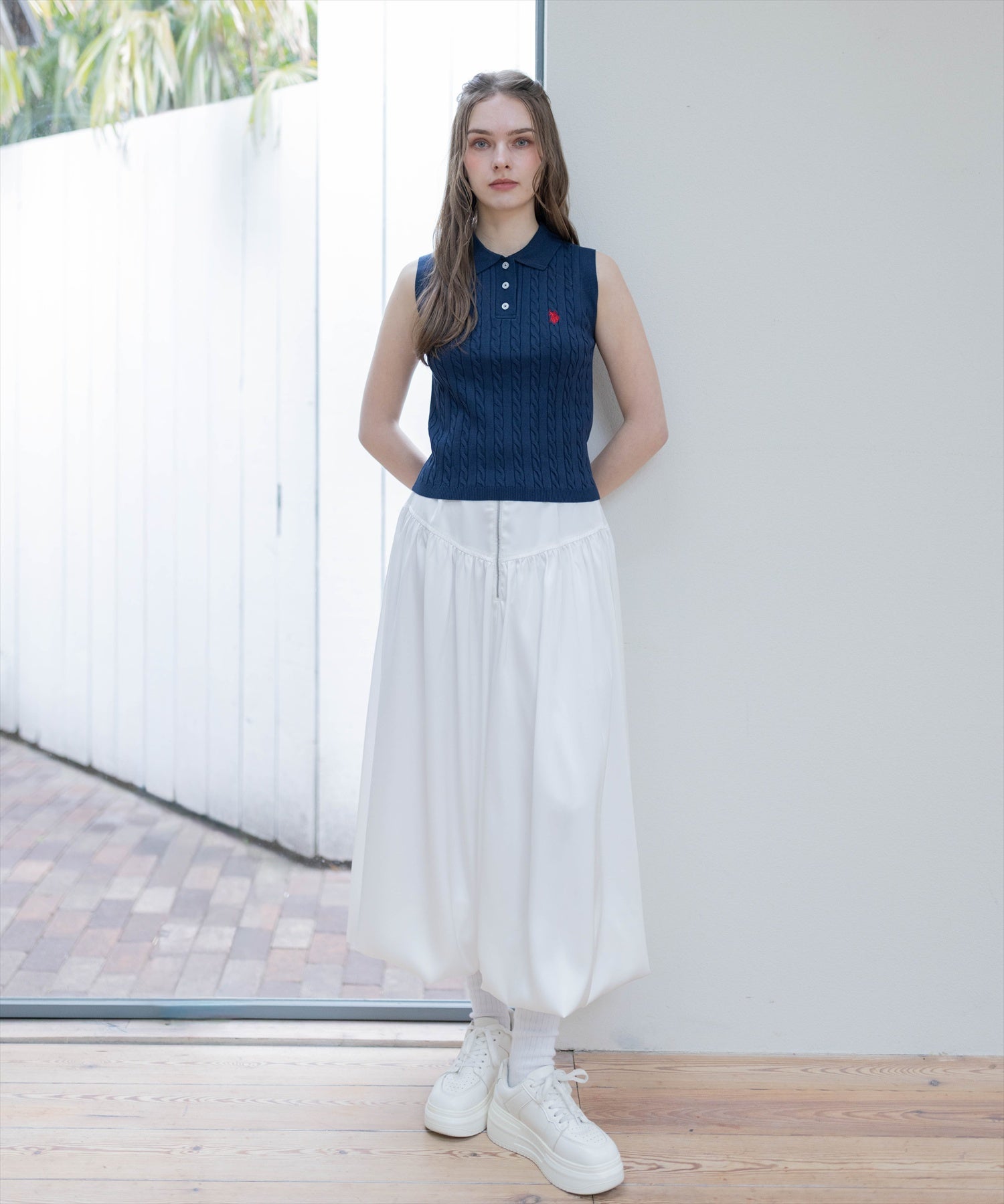 170cm/ネイビー着用