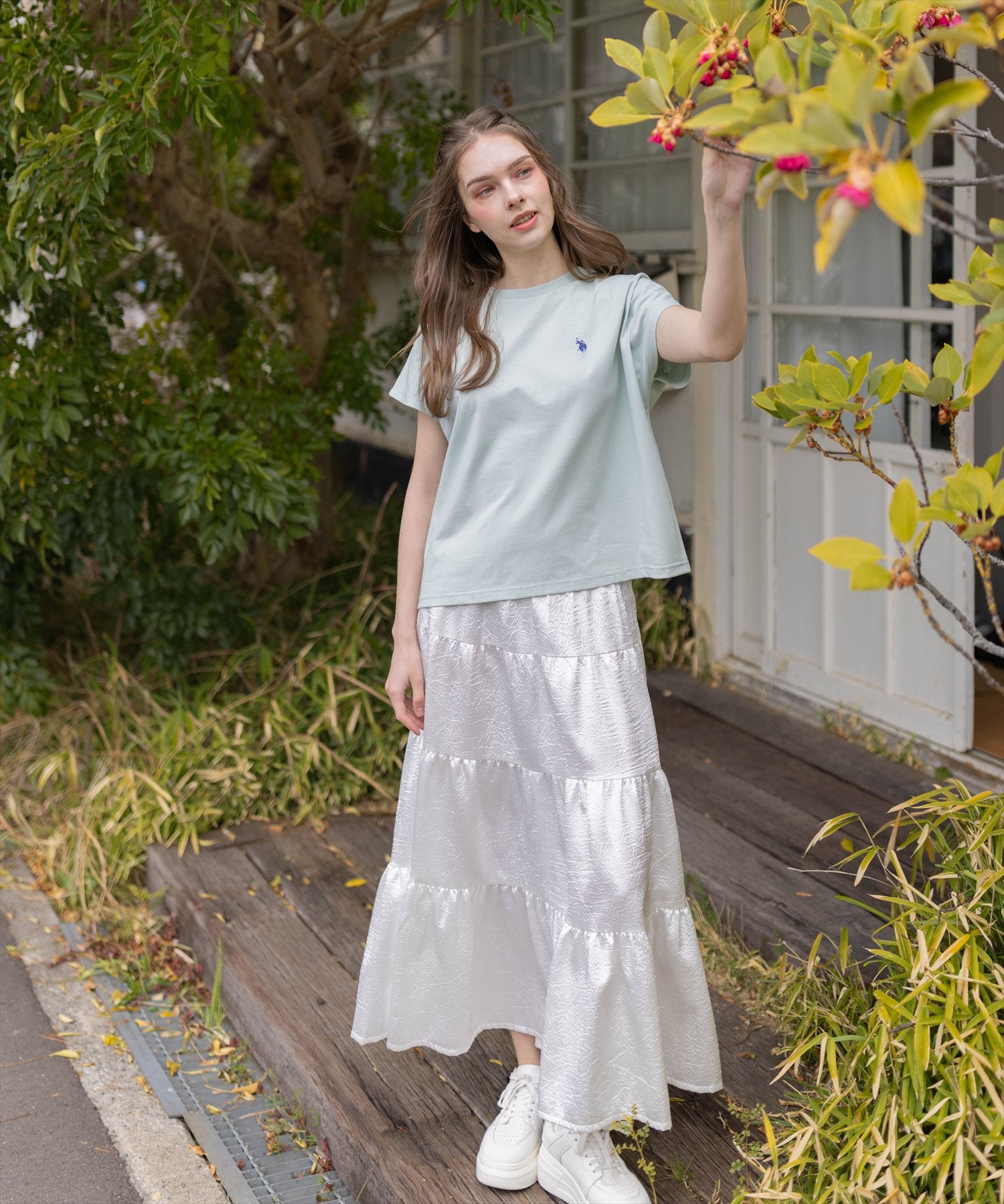 170cm/ミント着用