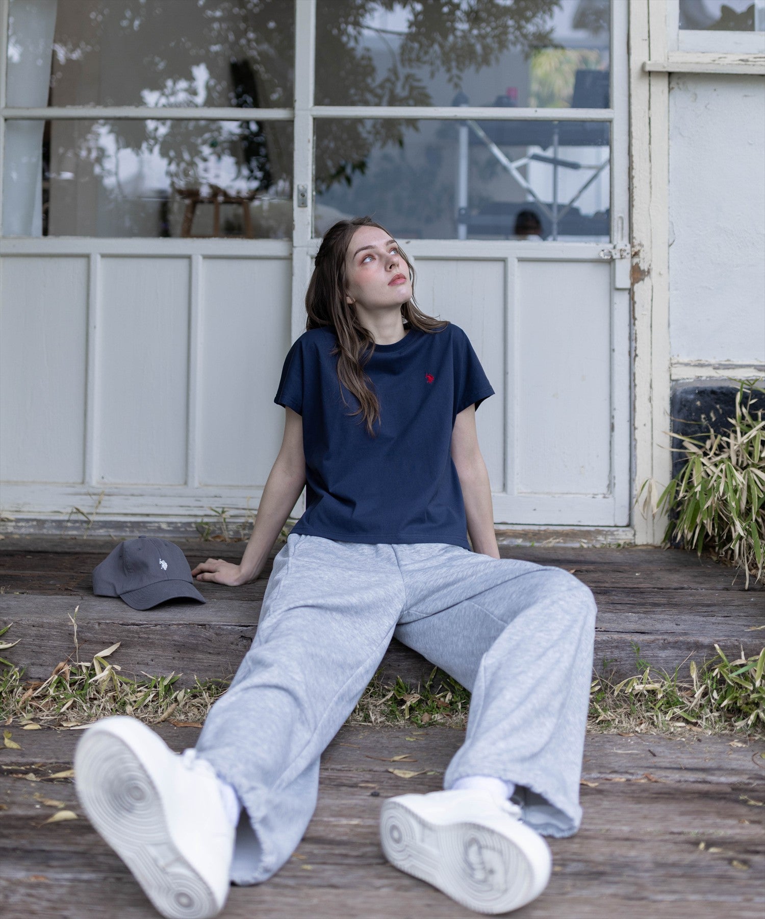 170cm/ネイビー着用