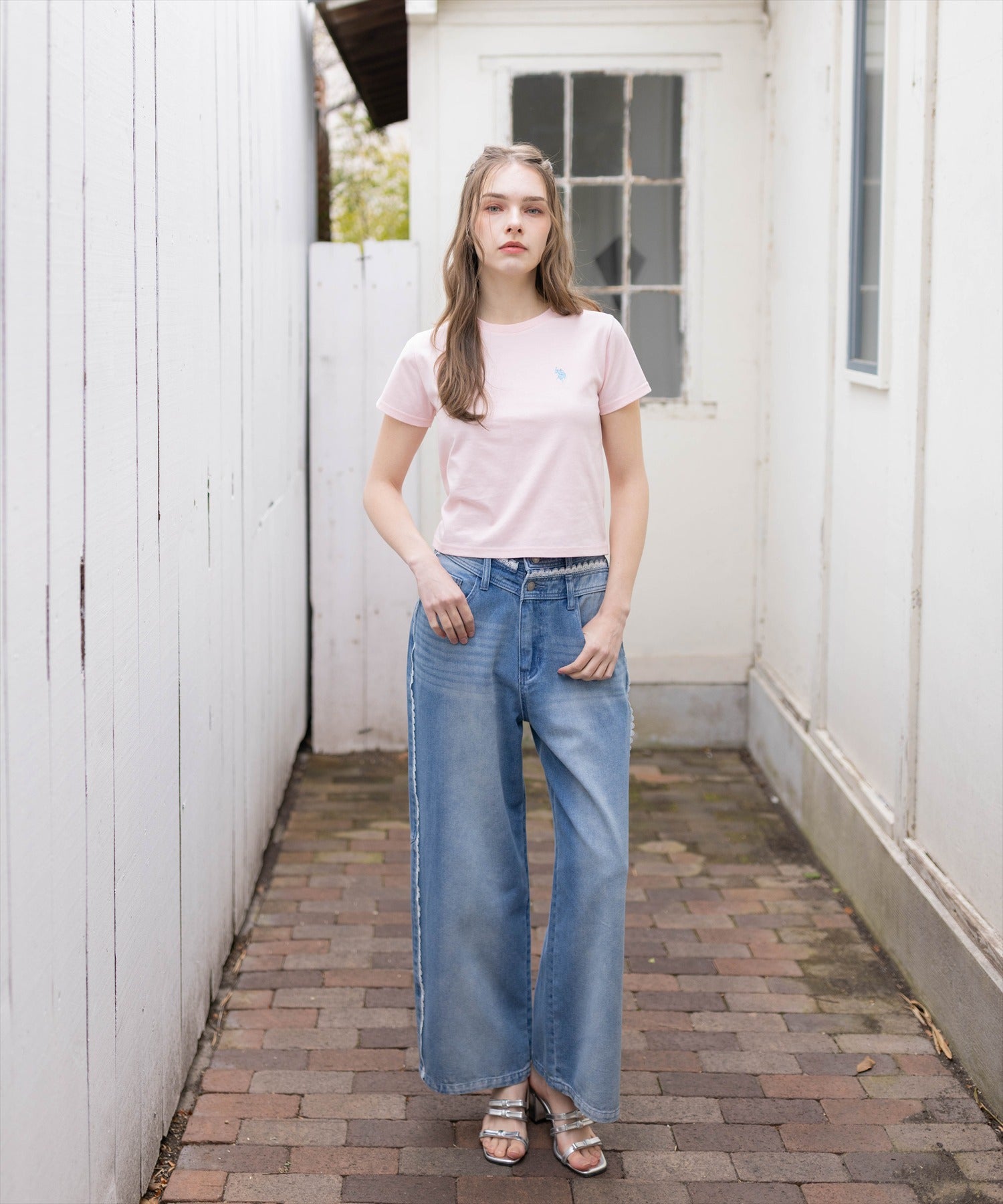 170cm/ピンク着用