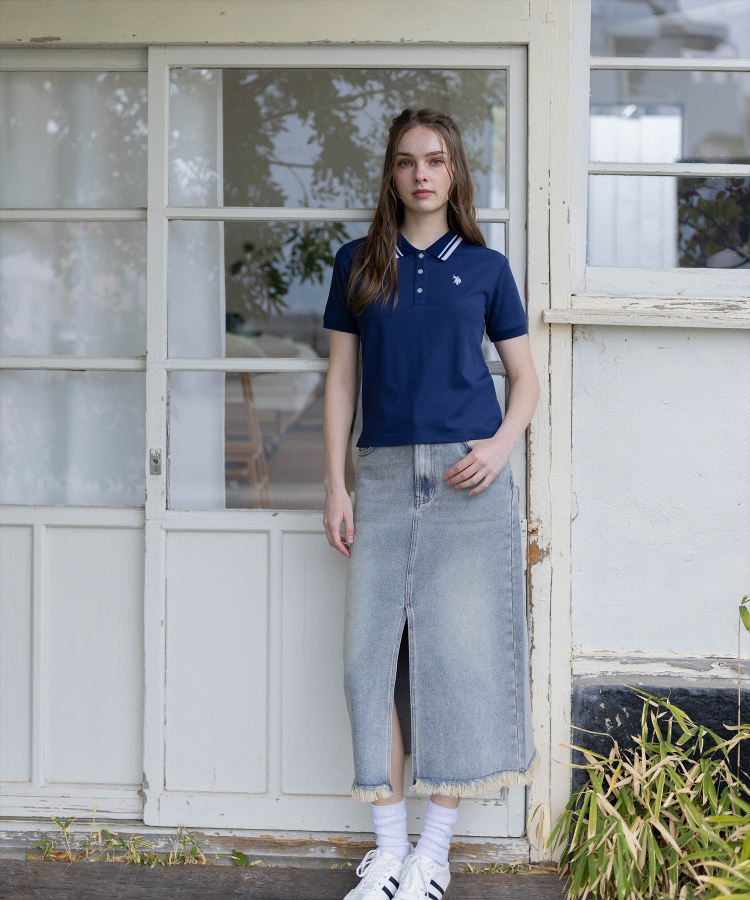 clear≪新作≫U.S. POLO ASSN. 鹿の子ポロシャツ[CL9704] | レディース
