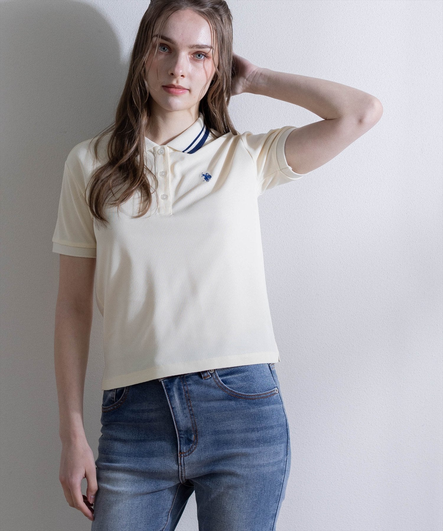 clear≪新作≫U.S. POLO ASSN. 鹿の子ポロシャツ[CL9704] | レディース