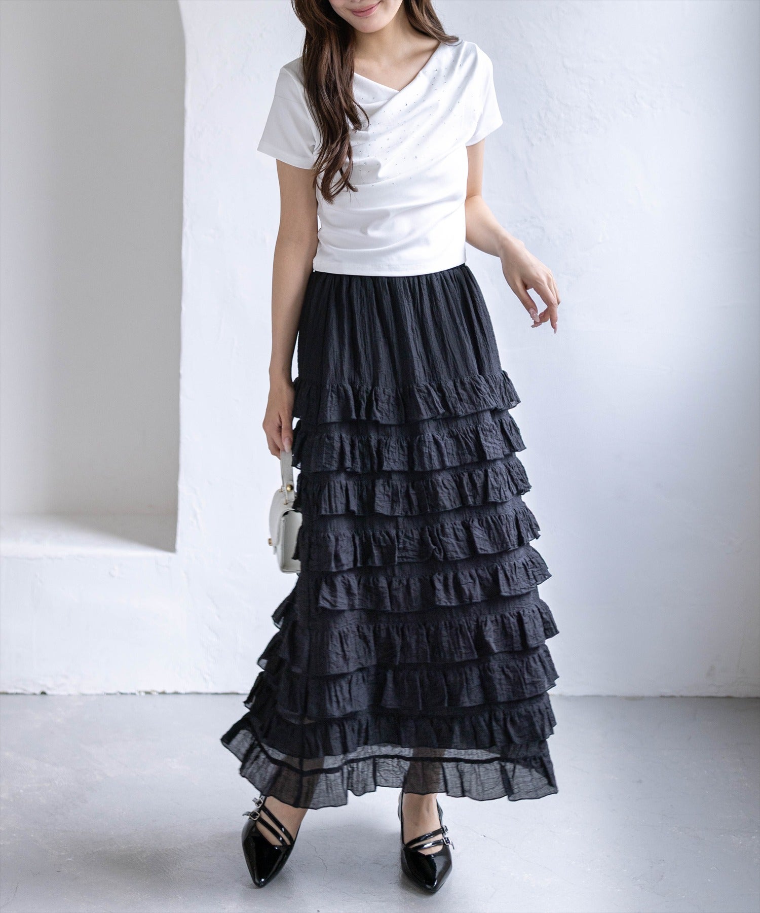 161cm/ブラック着用