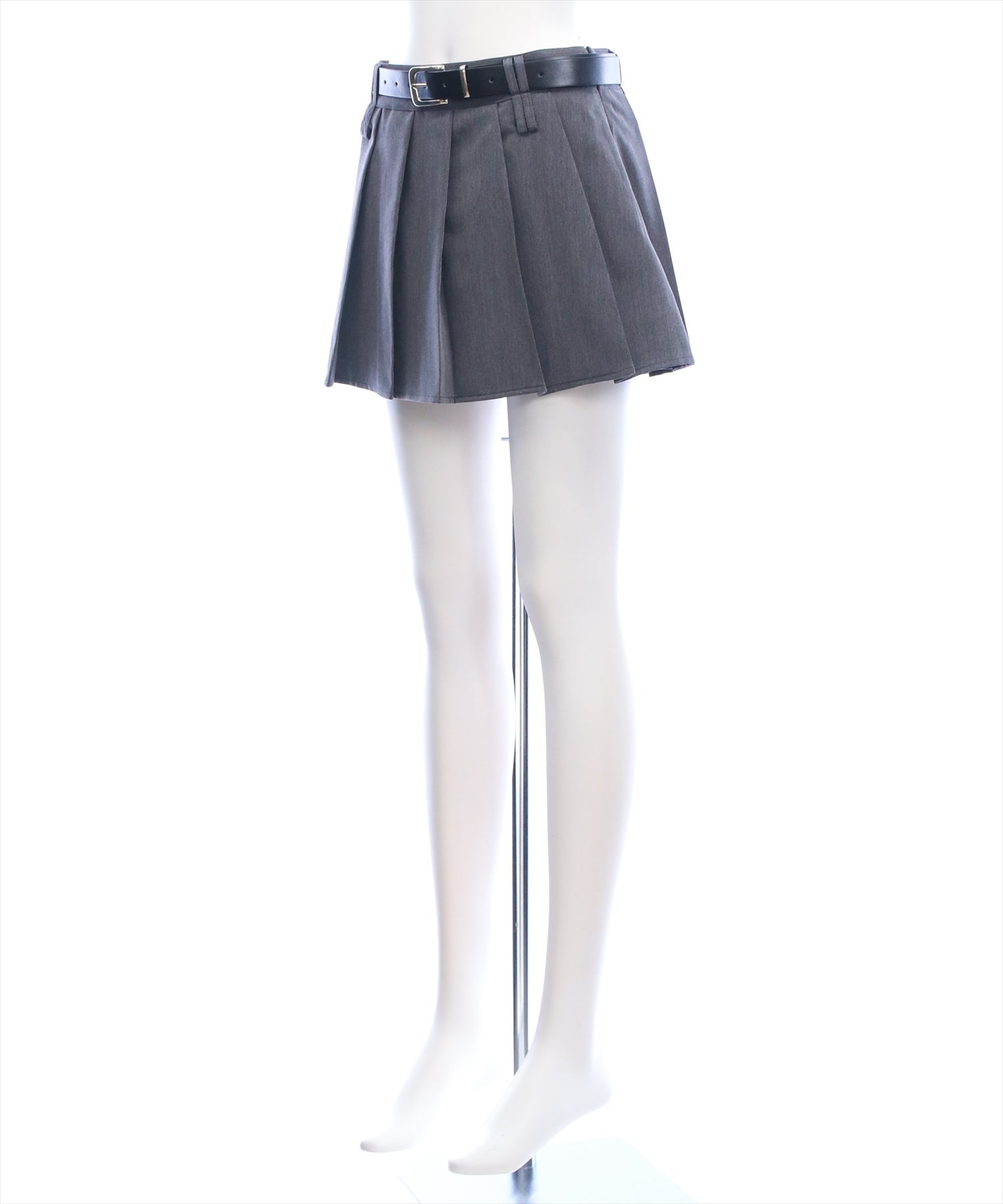 clear≪新作≫ベルト付きプリーツミニスカート[CL9900] | レディース