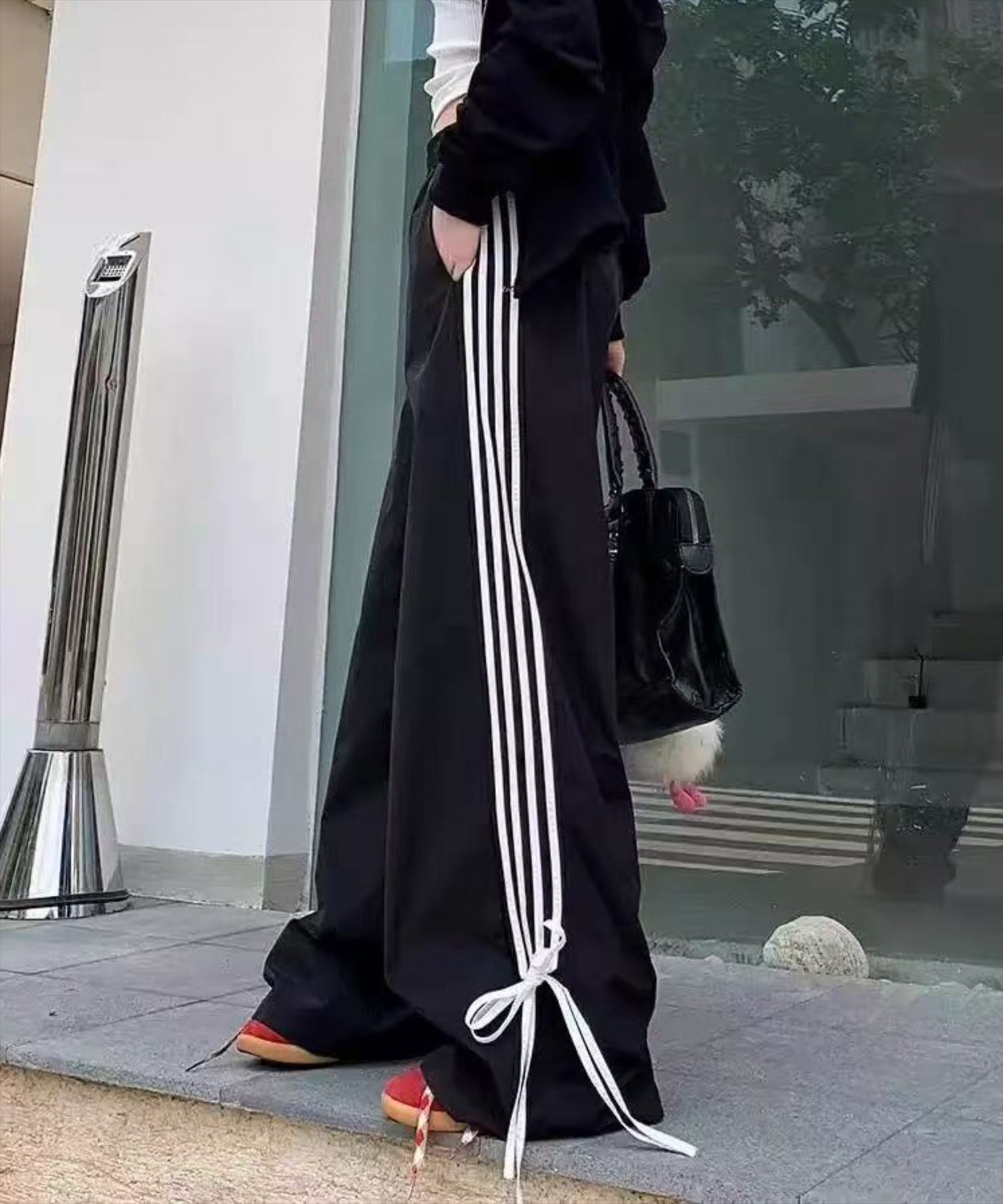 STAY MOTION≪WEB限定≫サイドダブルリボンスウェットパンツ[ST1135