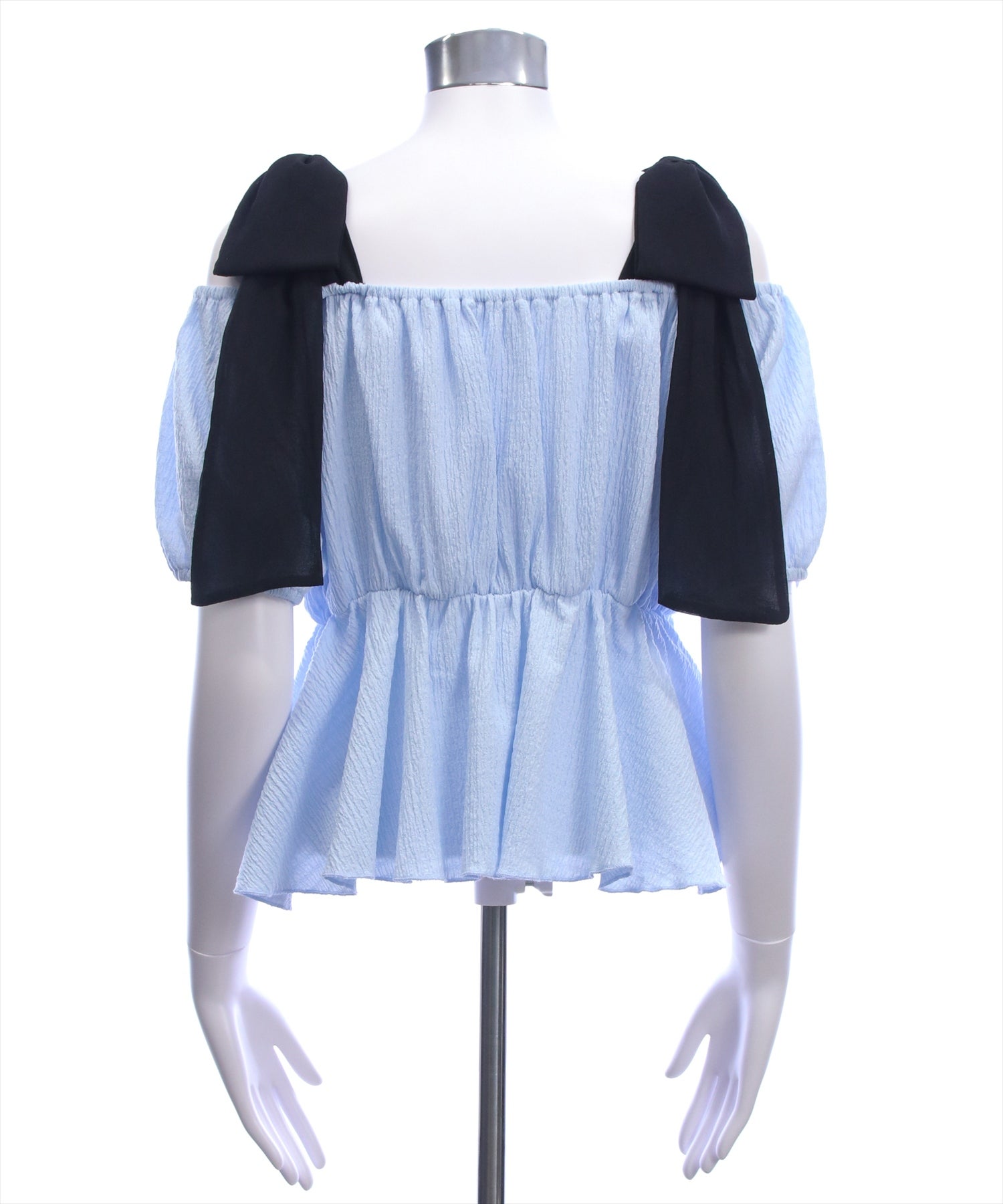 clear≪新作≫配色リボンオフショルブラウス[CL9674] | レディース