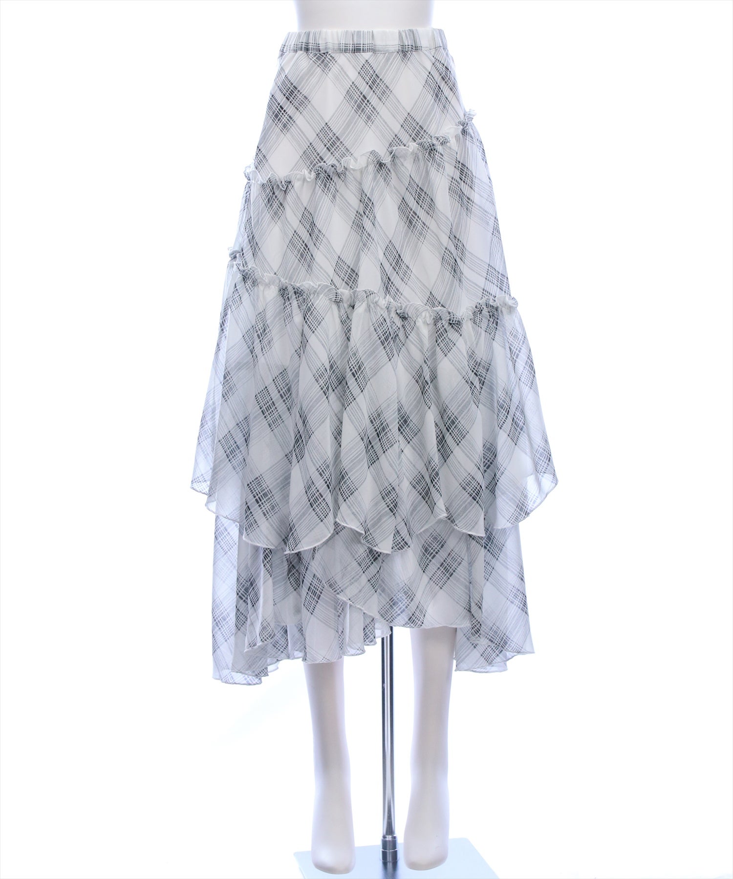 オフホワイト×チェック