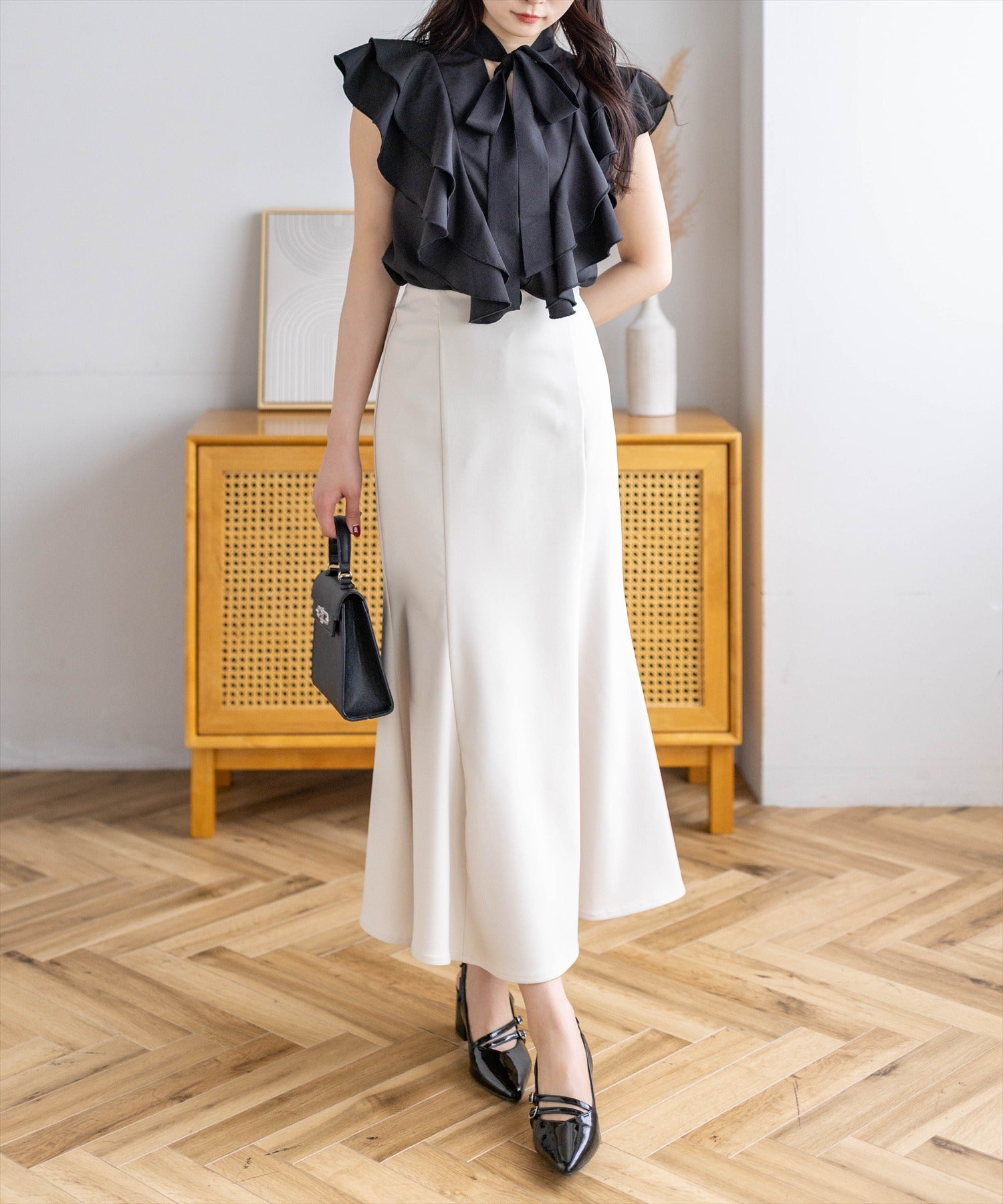 162cm/ブラック着用