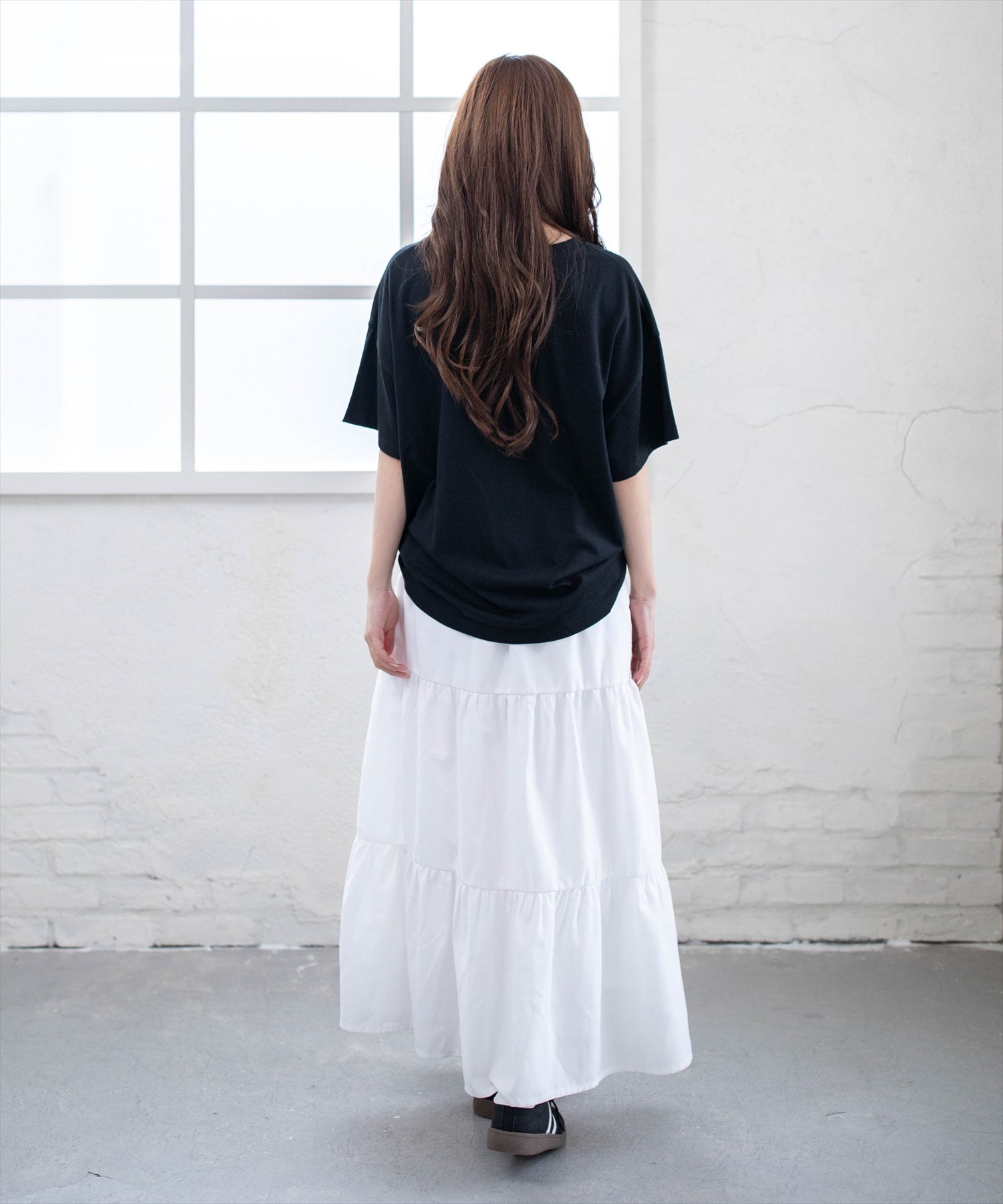 CLEAR BASIC≪新作≫サイドラインティアードスカート[CL9909